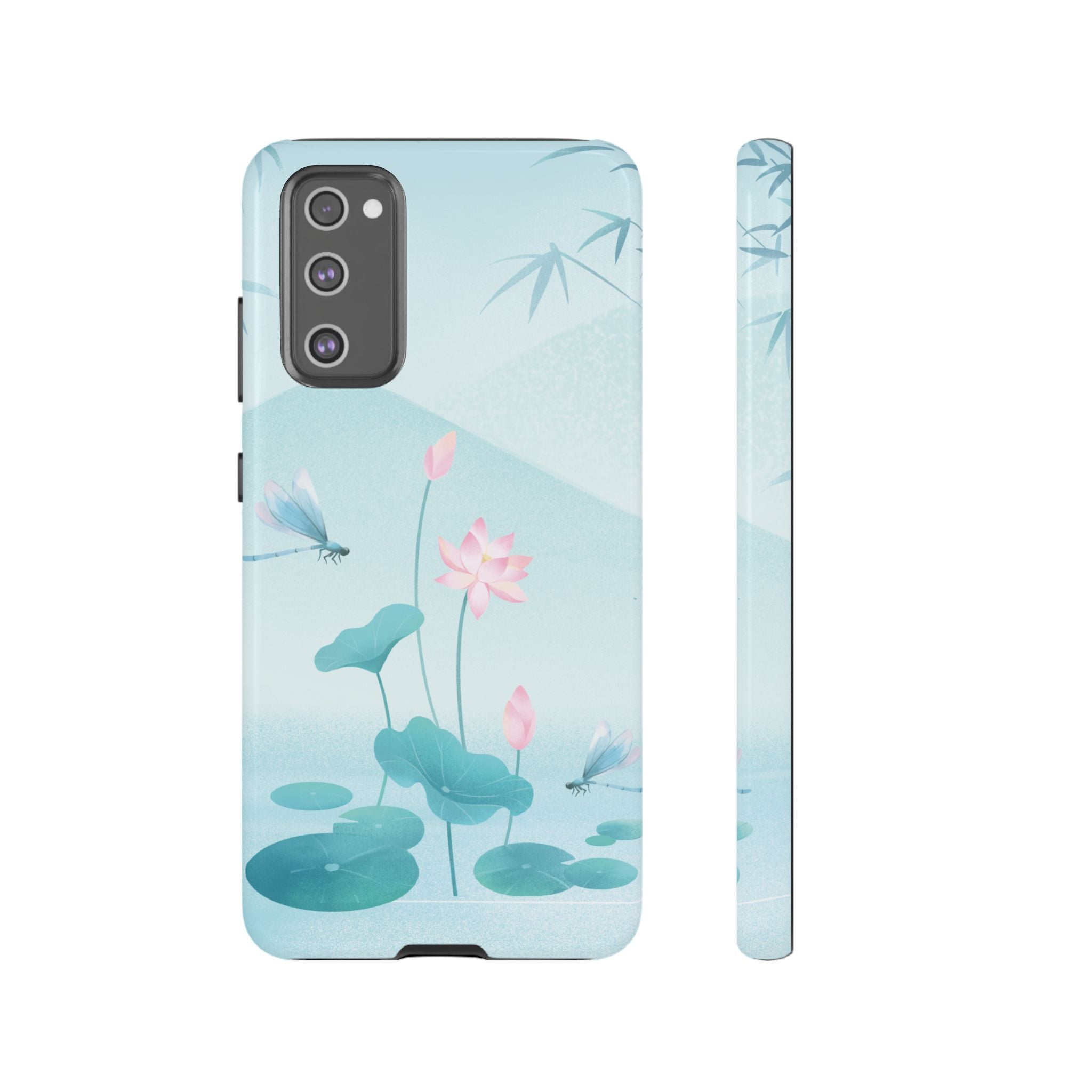 Lotus Pond Phone Case — Serene Floral iPhone Protective Cover