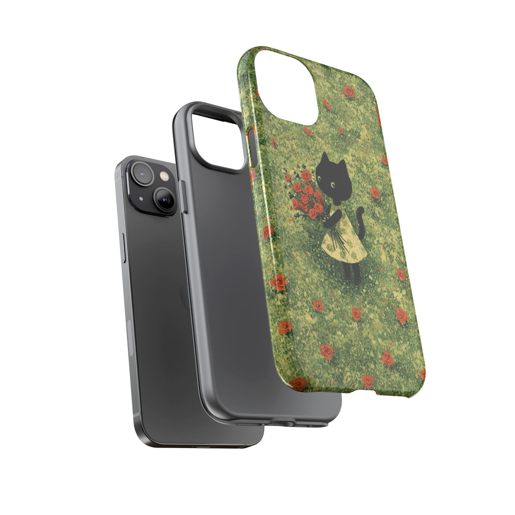 Cute Cat Tough Cases for Cat Lovers, Gifts for Her, Pet Owner Accessories