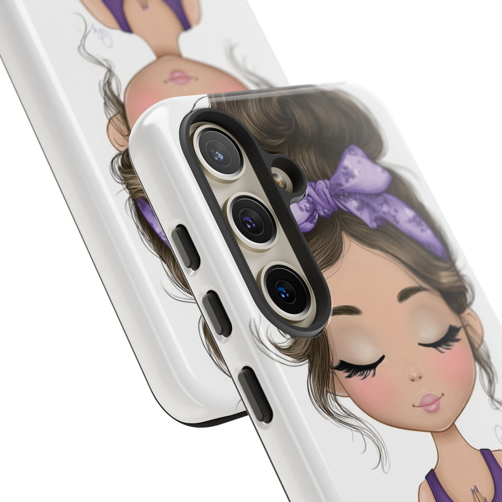 Yoga Phone Case for Mindfulness Gift for Yogis, Meditation Accessory, Zen Vibe