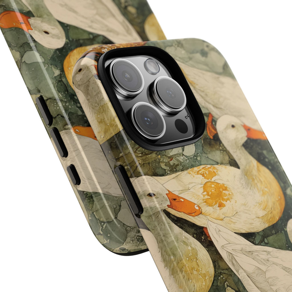 Duck-Themed Phone Case, Quirky Phone Cover, Nature Lover Gift