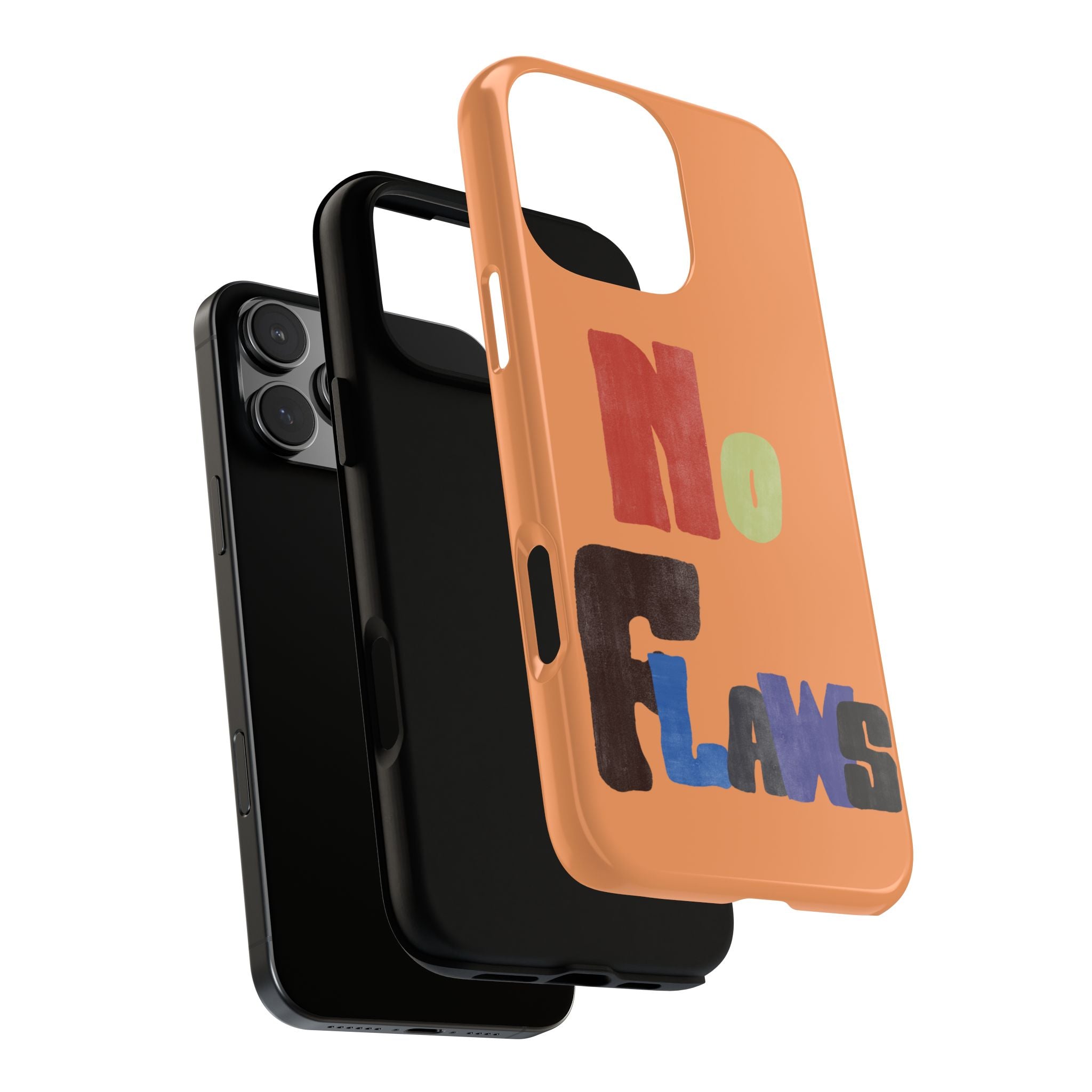 "No Flaws" Retro Hand-Lettered Protective Cover