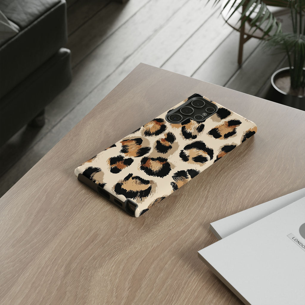 Stylish Leopard Print Phone Case, Animal Print, Tough Case, Gift for Her