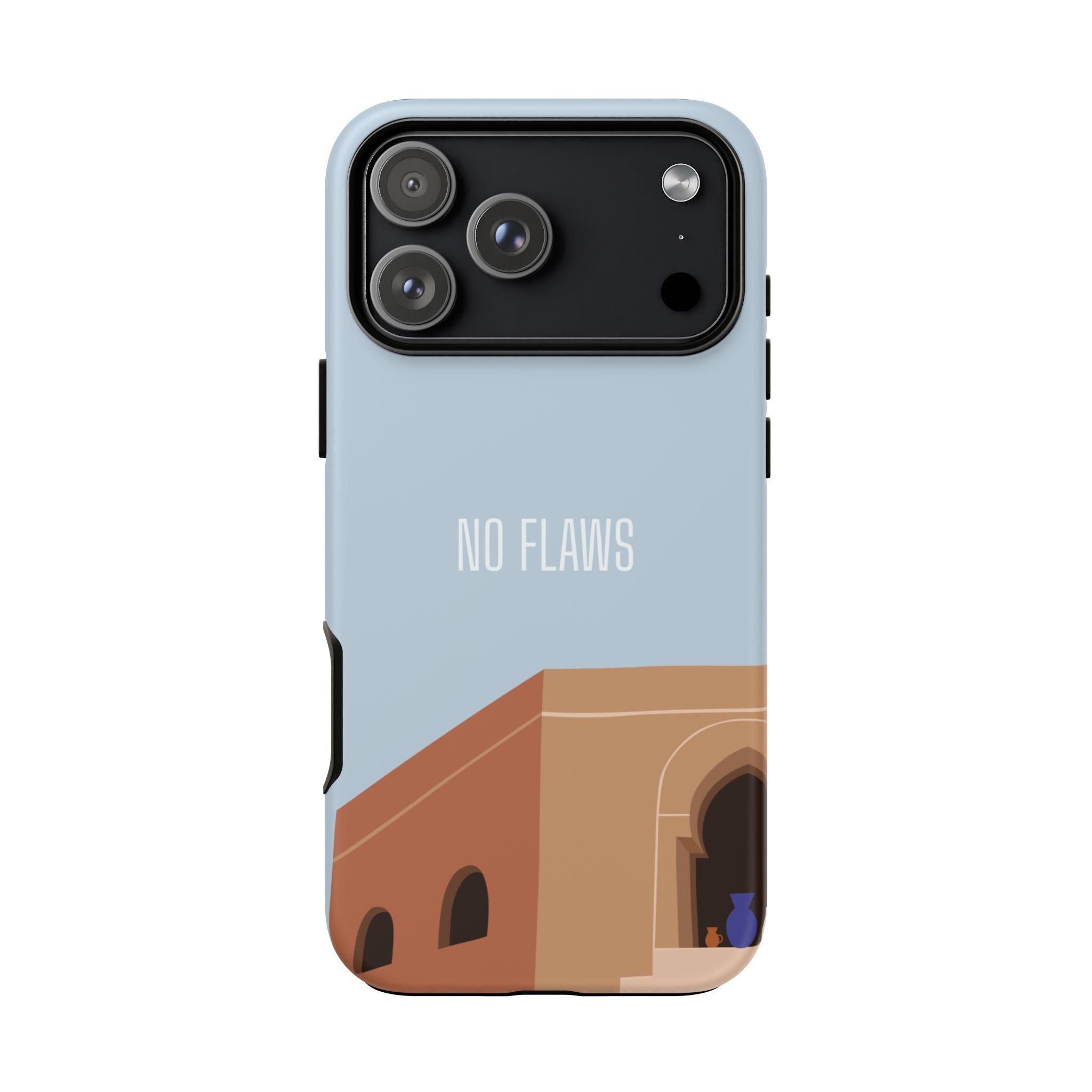 Minimal Desert Illustration “No Flaws” Protective Tough Case