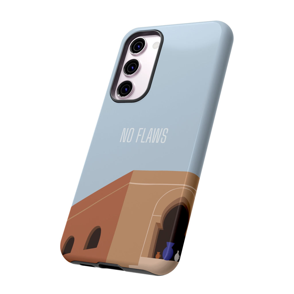 Minimal Desert Illustration “No Flaws” Protective Tough Case