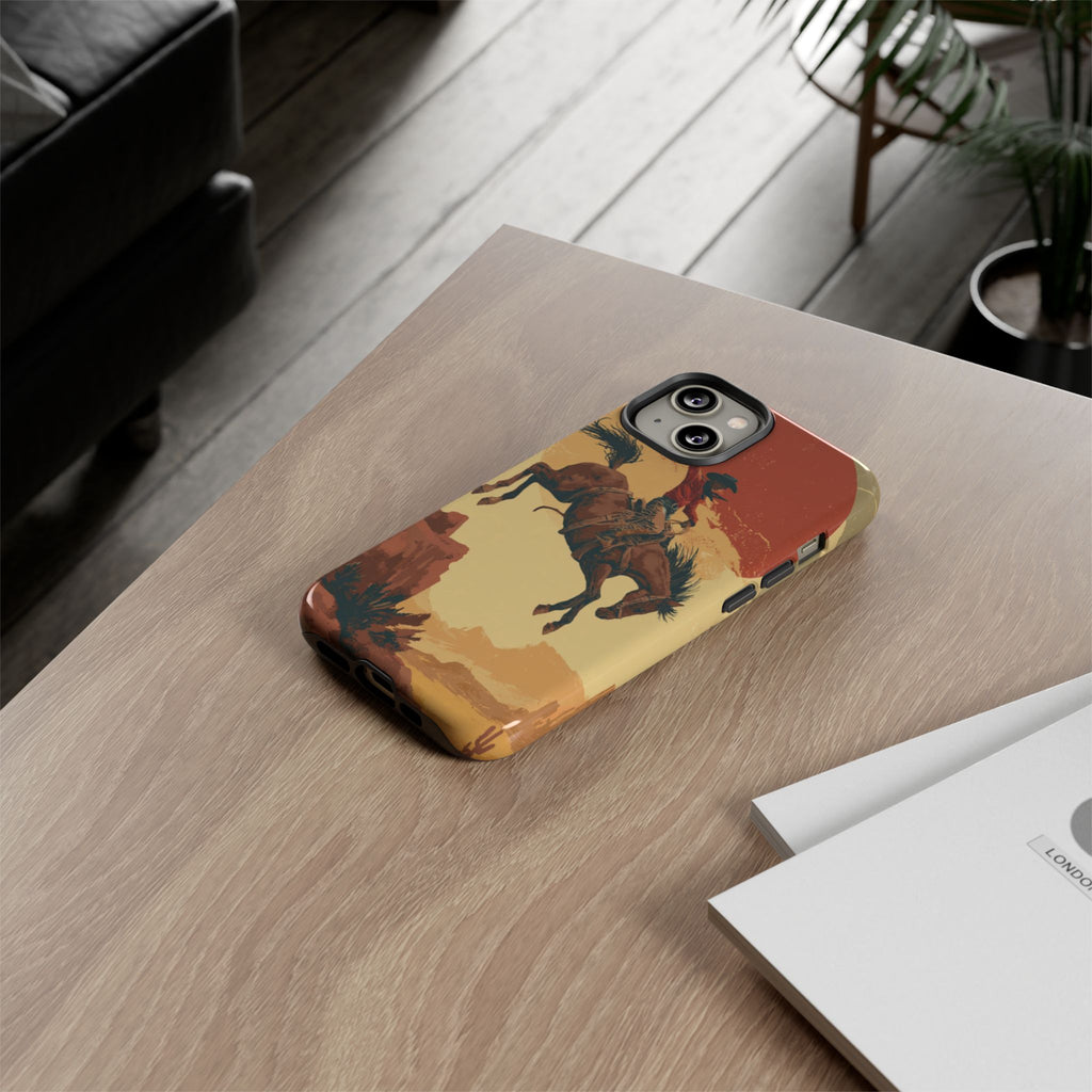 Cowboy Phone Case - Wild West Style, Tough Protection for Outdoor Lovers