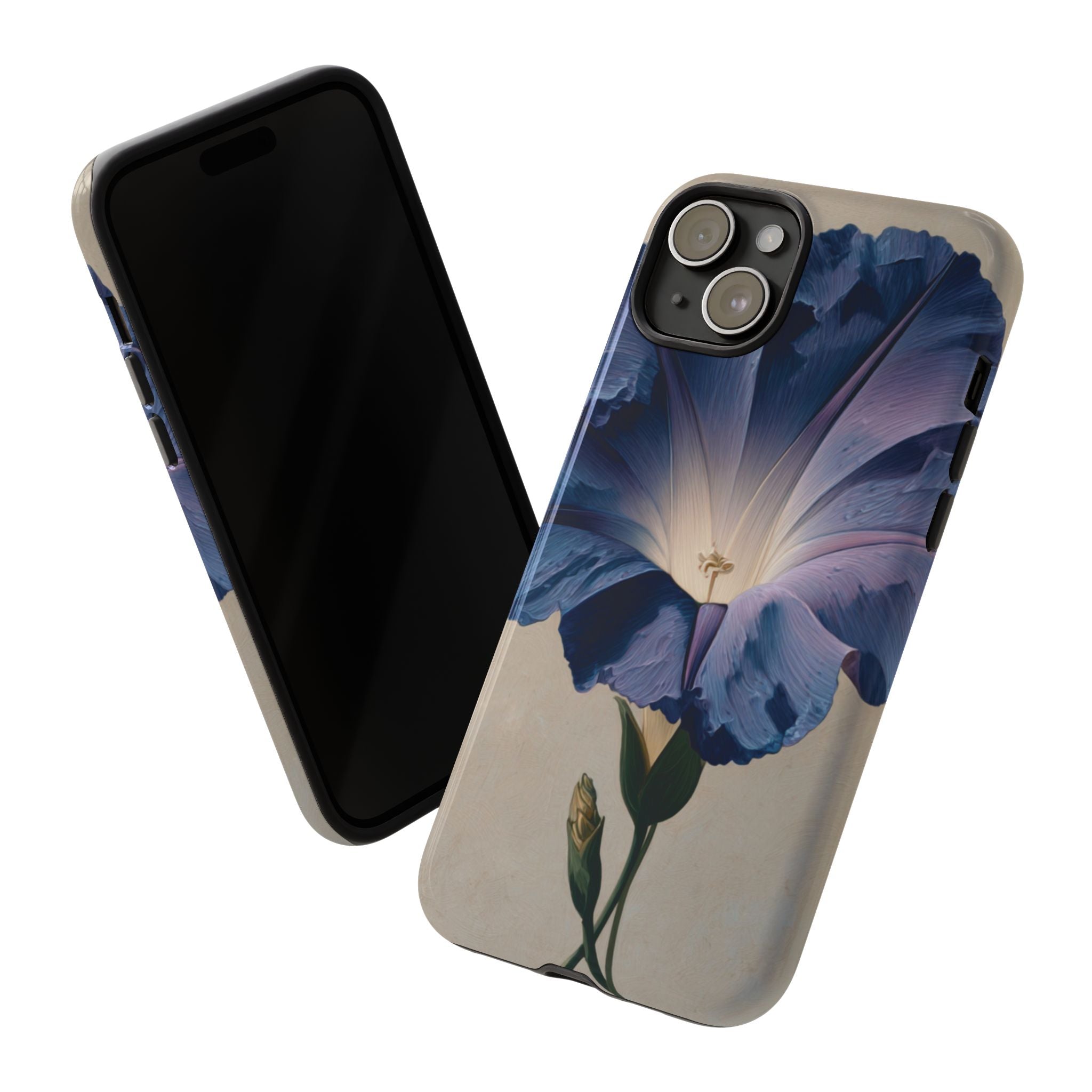 Floral Phone Case, Tough Cases with Purple Flower Design, Phone Accessories