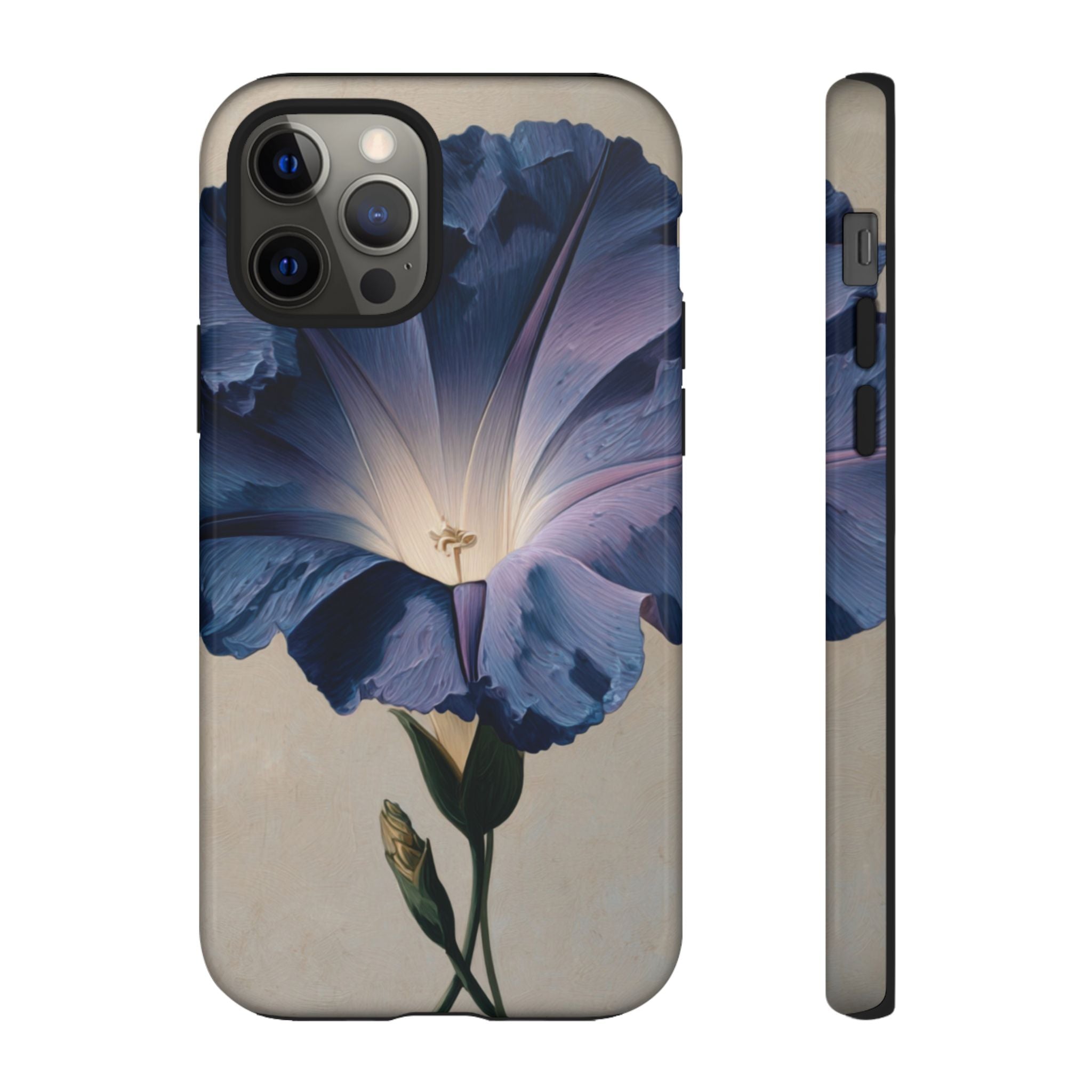 Floral Phone Case, Tough Cases with Purple Flower Design, Phone Accessories