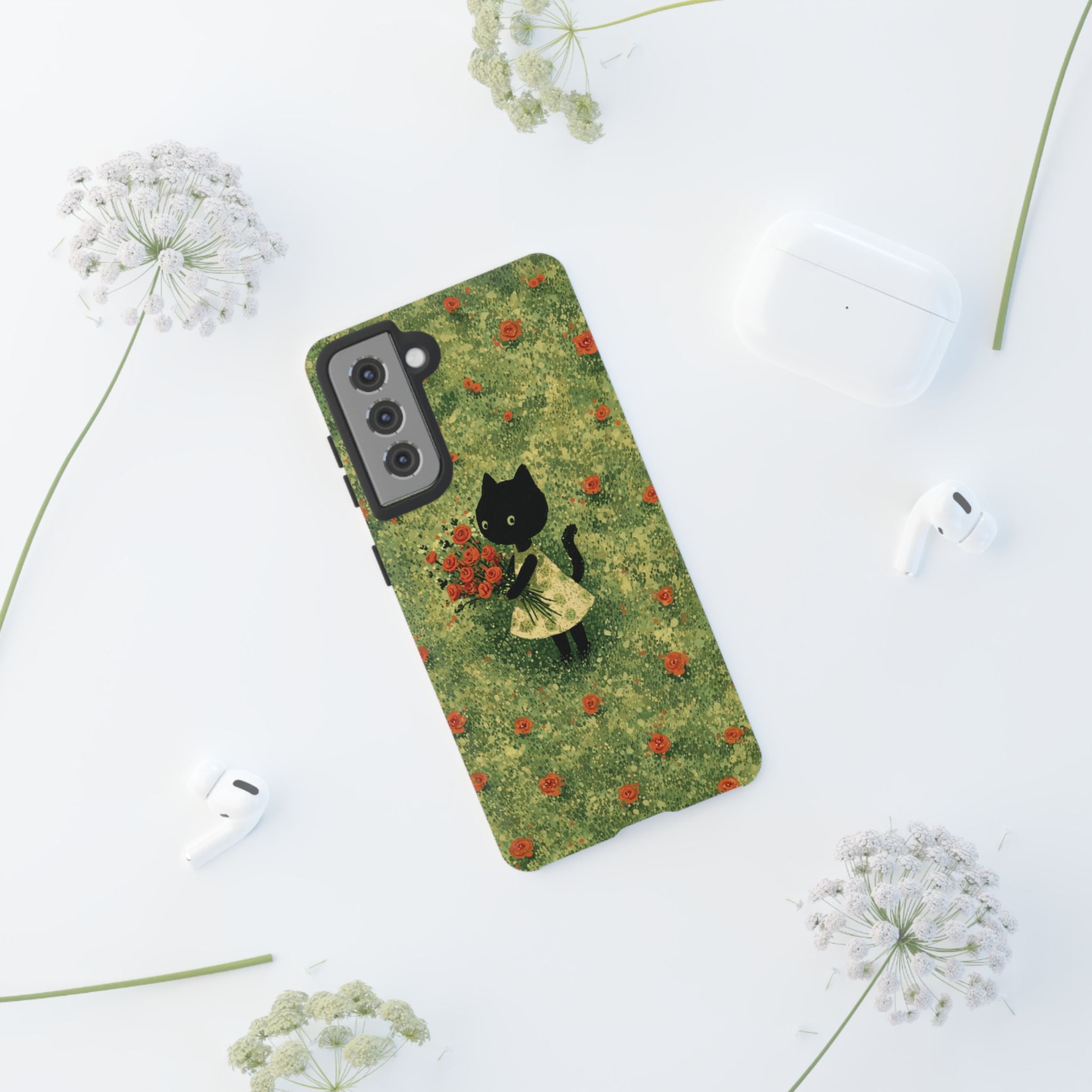 Cute Cat Tough Cases for Cat Lovers, Gifts for Her, Pet Owner Accessories