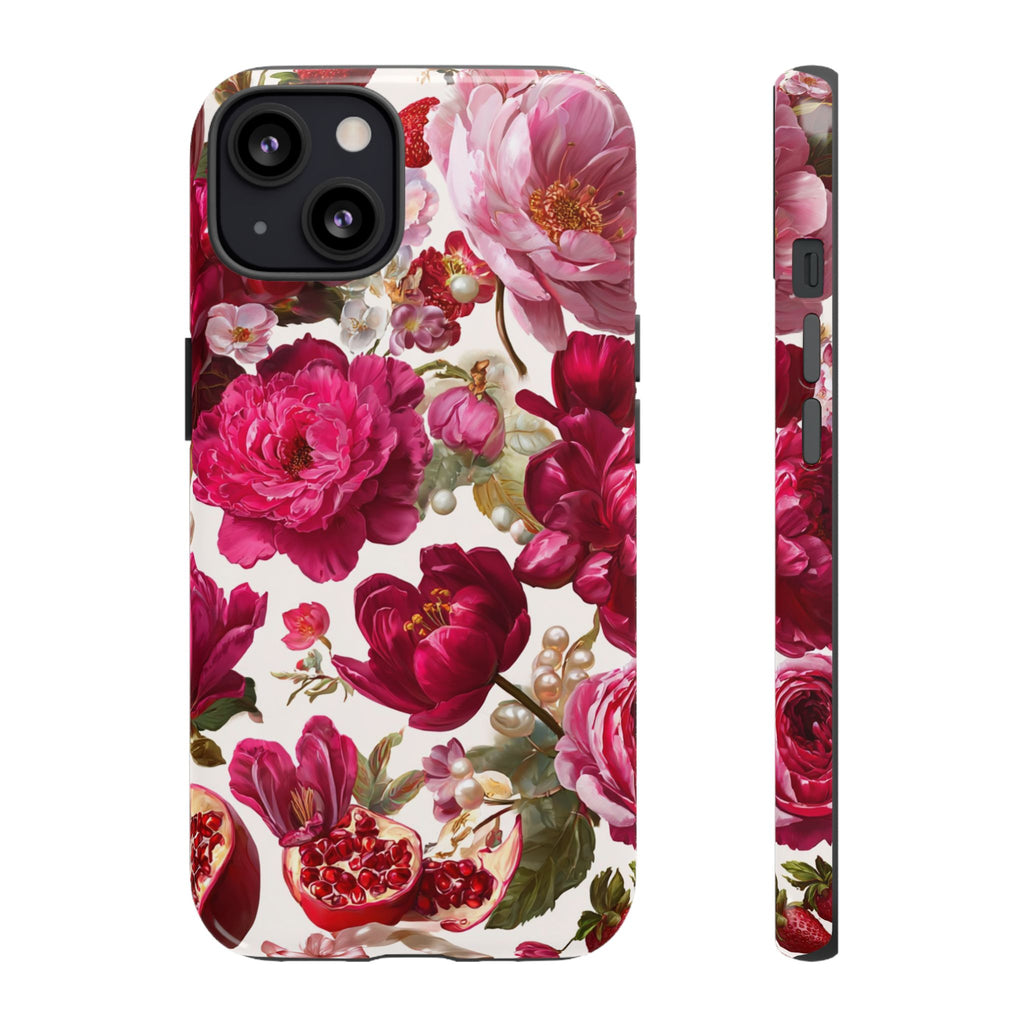 Floral Phone Case, Tough Floral Case, Flower Design