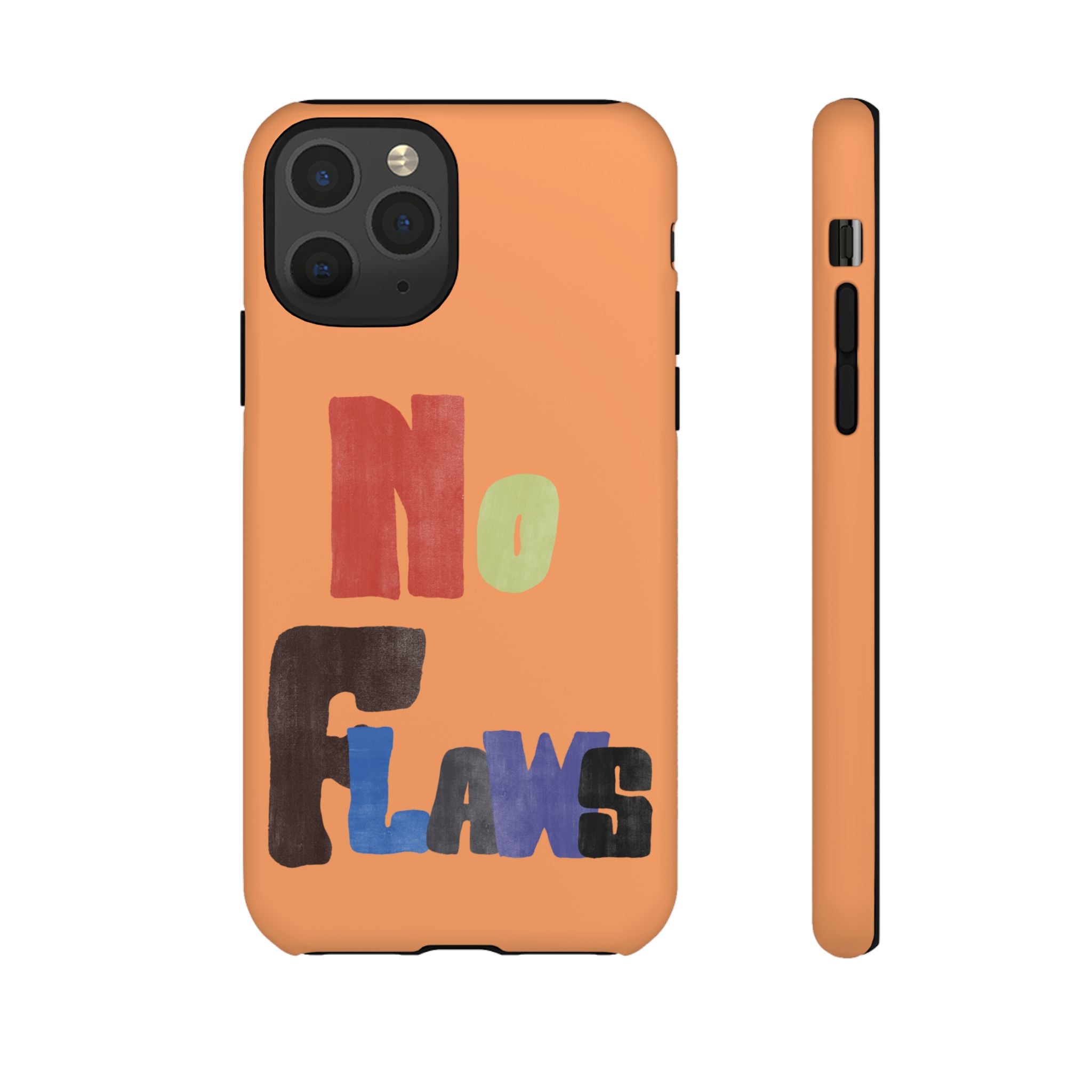 "No Flaws" Retro Hand-Lettered Protective Cover