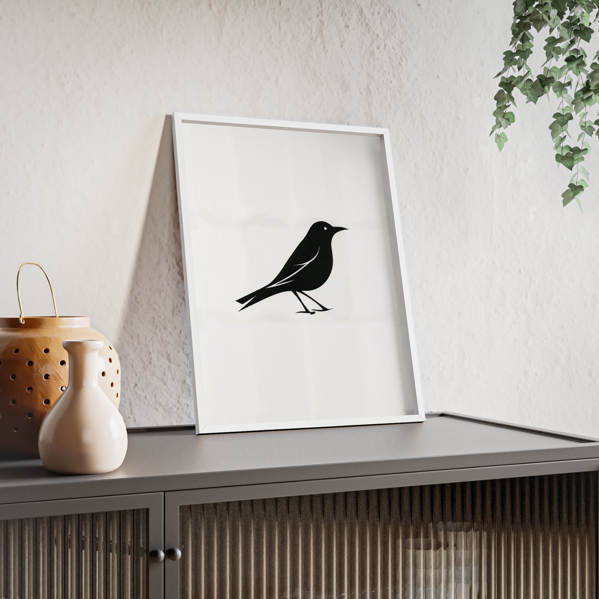 The Oriole Principle: A Study in Minimal Form – Framed Poster