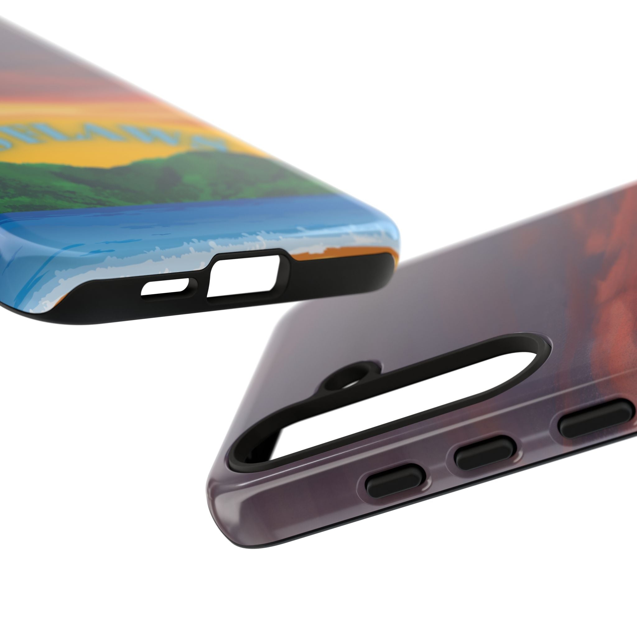 Sunset 'No Flaws' Tough Phone Case — Tropical Beach Protective Cover