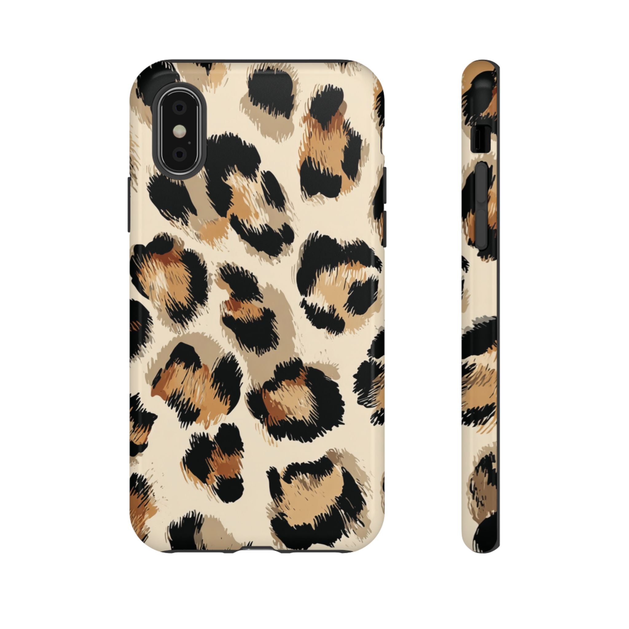 Stylish Leopard Print Phone Case, Animal Print, Tough Case, Gift for Her