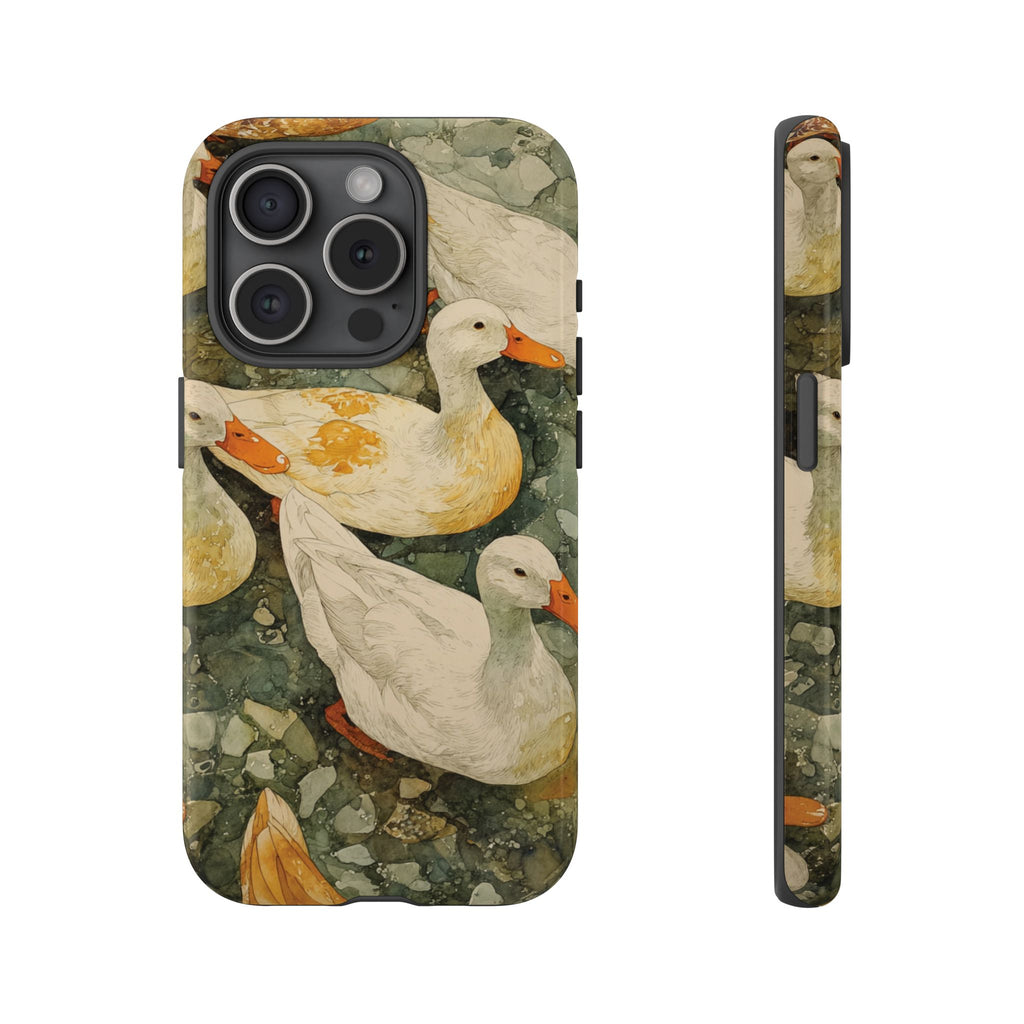 Duck-Themed Phone Case, Quirky Phone Cover, Nature Lover Gift