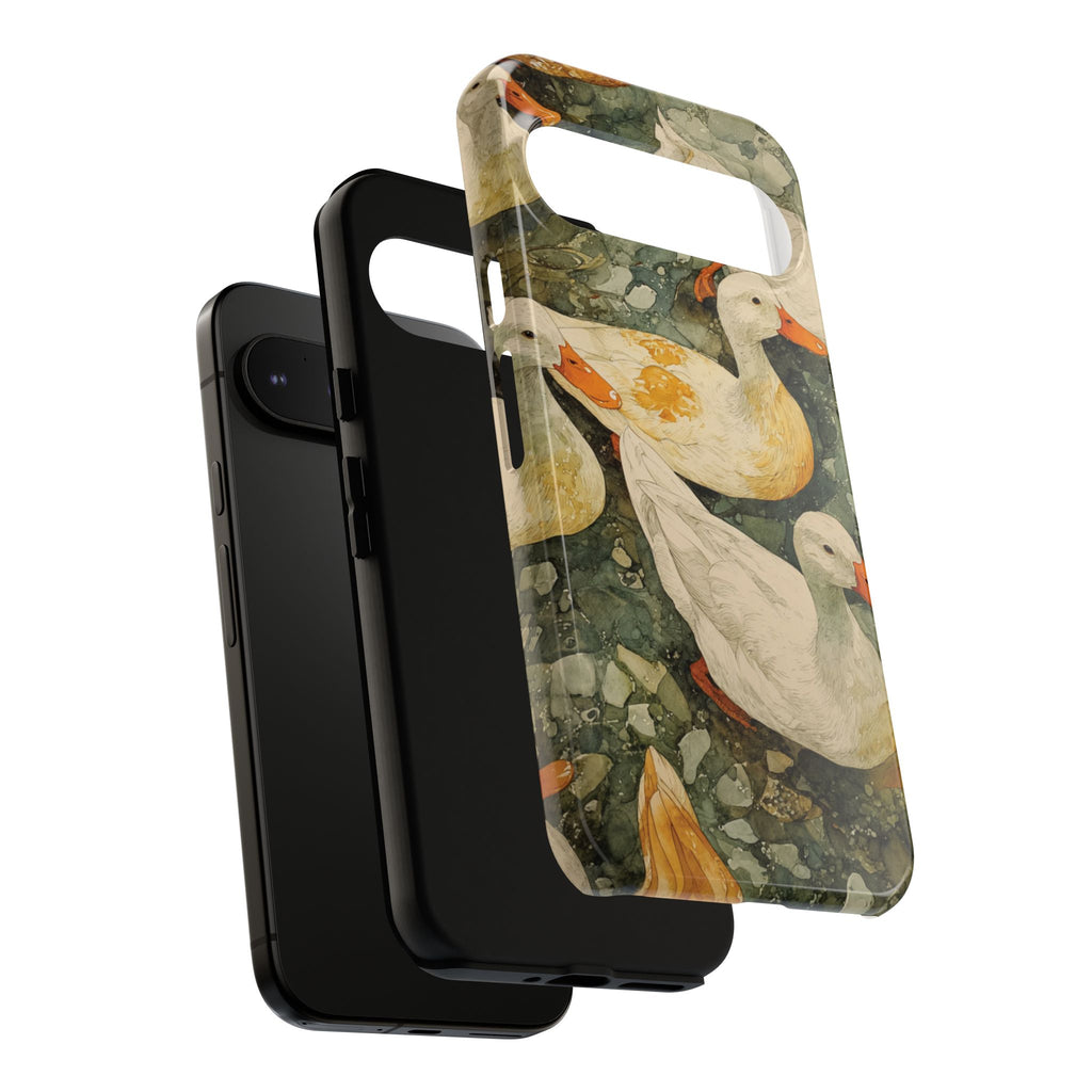 Duck-Themed Phone Case, Quirky Phone Cover, Nature Lover Gift