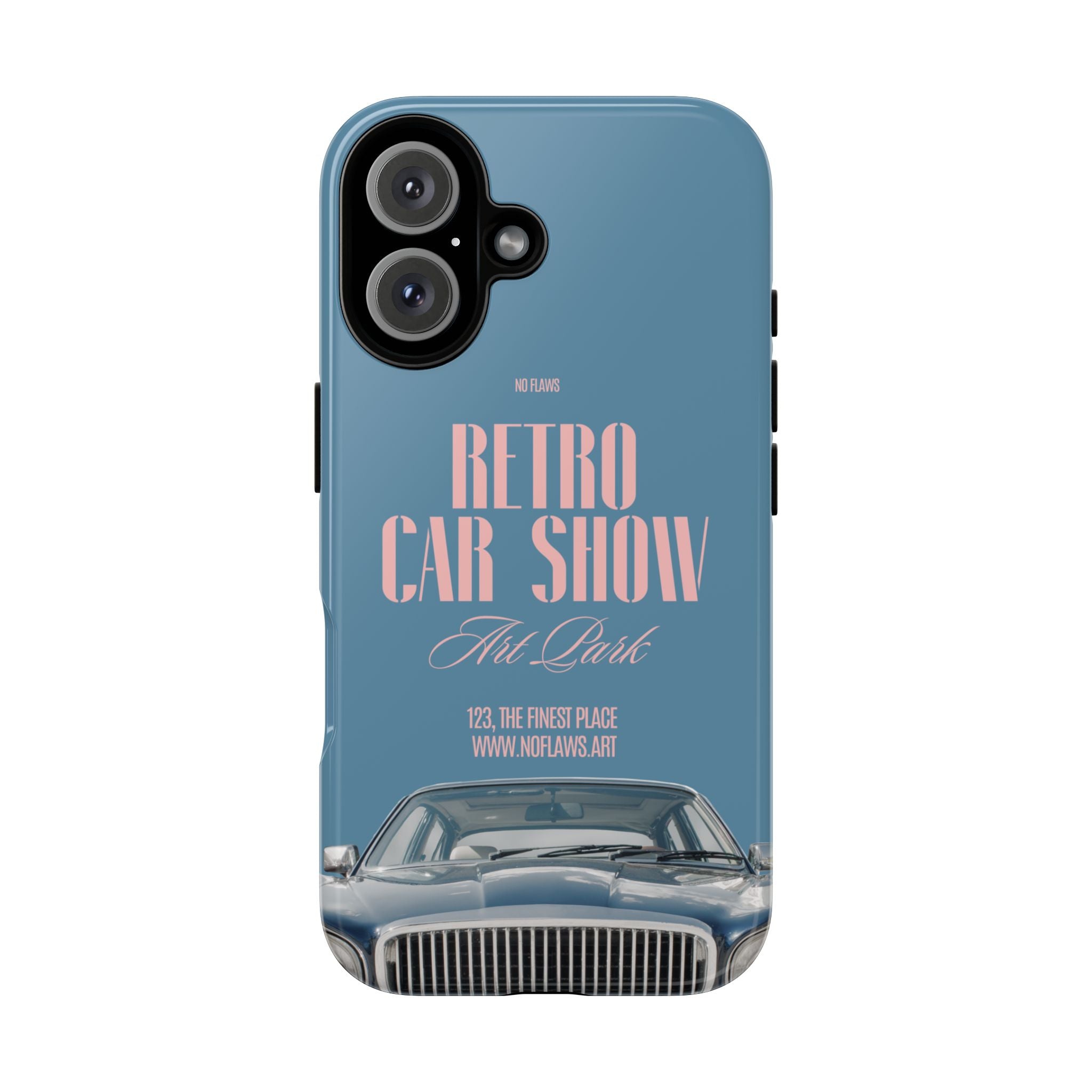 Retro Car Show Phone Case — Vintage Classic Auto Design