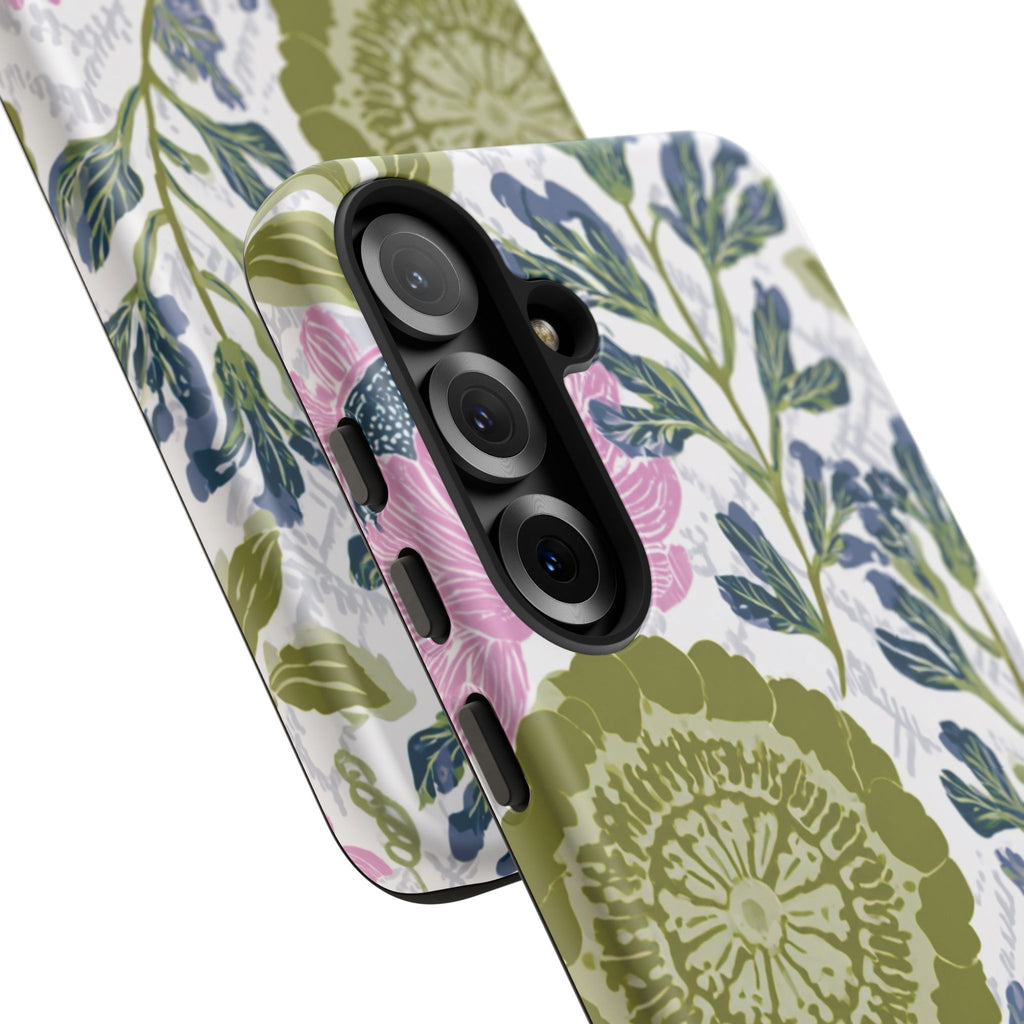 Floral Phone Case, Tough Cases with Elegant Design, Stylish Phone Accessories
