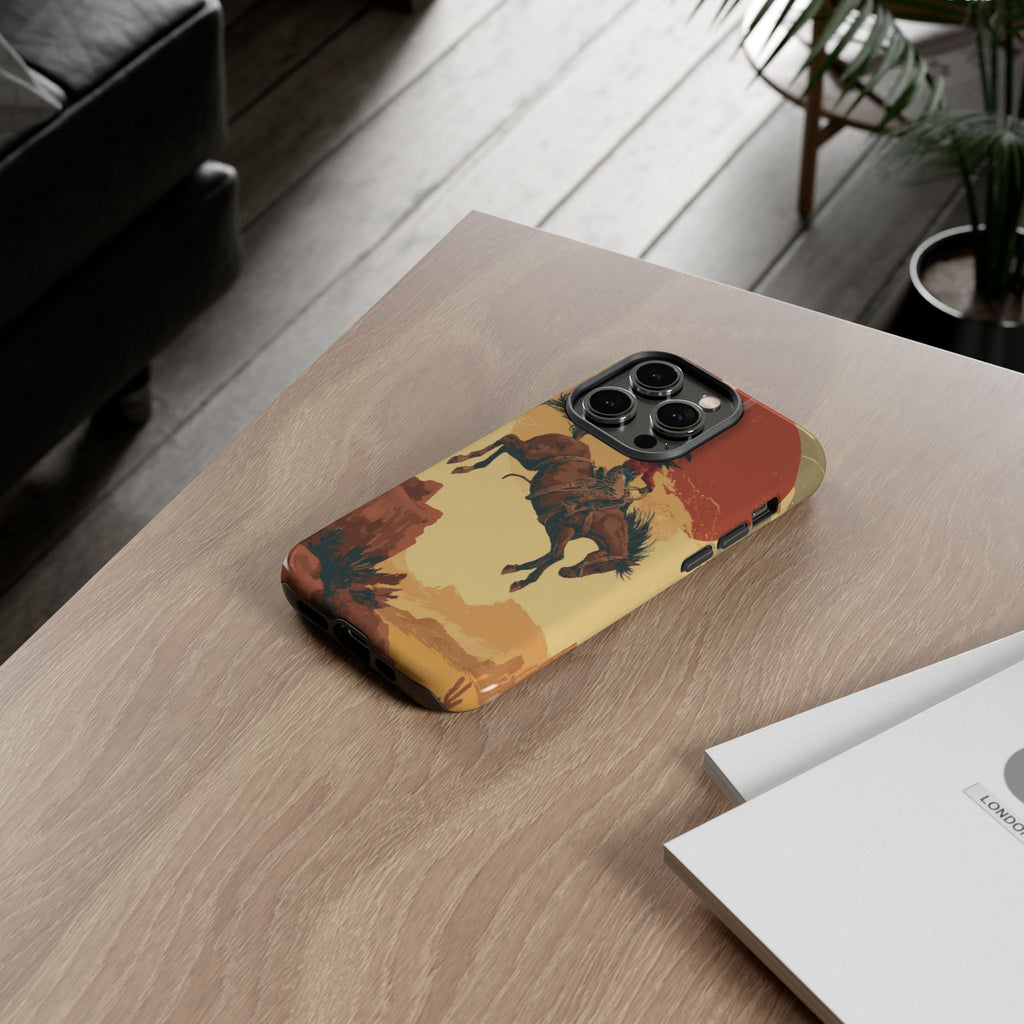 Cowboy Phone Case - Wild West Style, Tough Protection for Outdoor Lovers