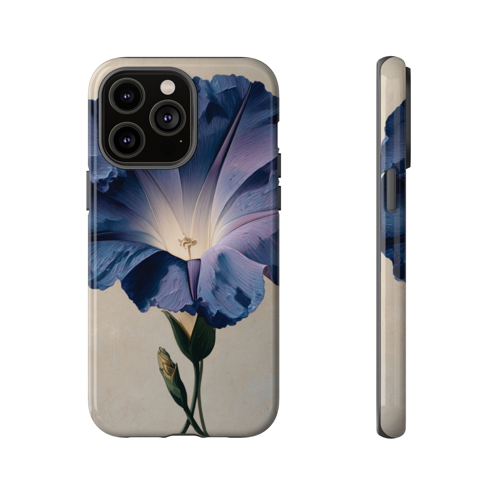 Floral Phone Case, Tough Cases with Purple Flower Design, Phone Accessories