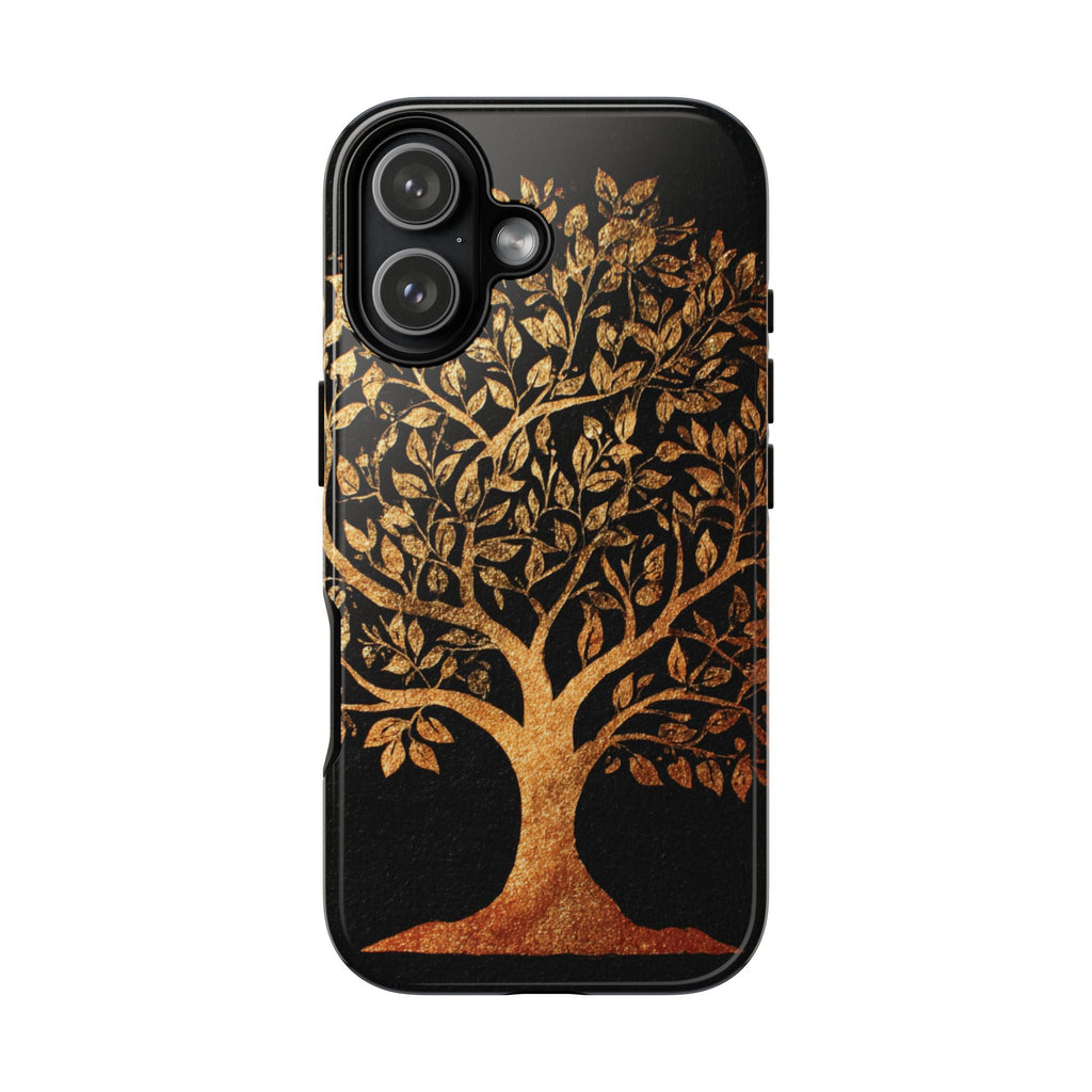 Golden Tree Phone Case, Tough Cases, Nature Lover Gift