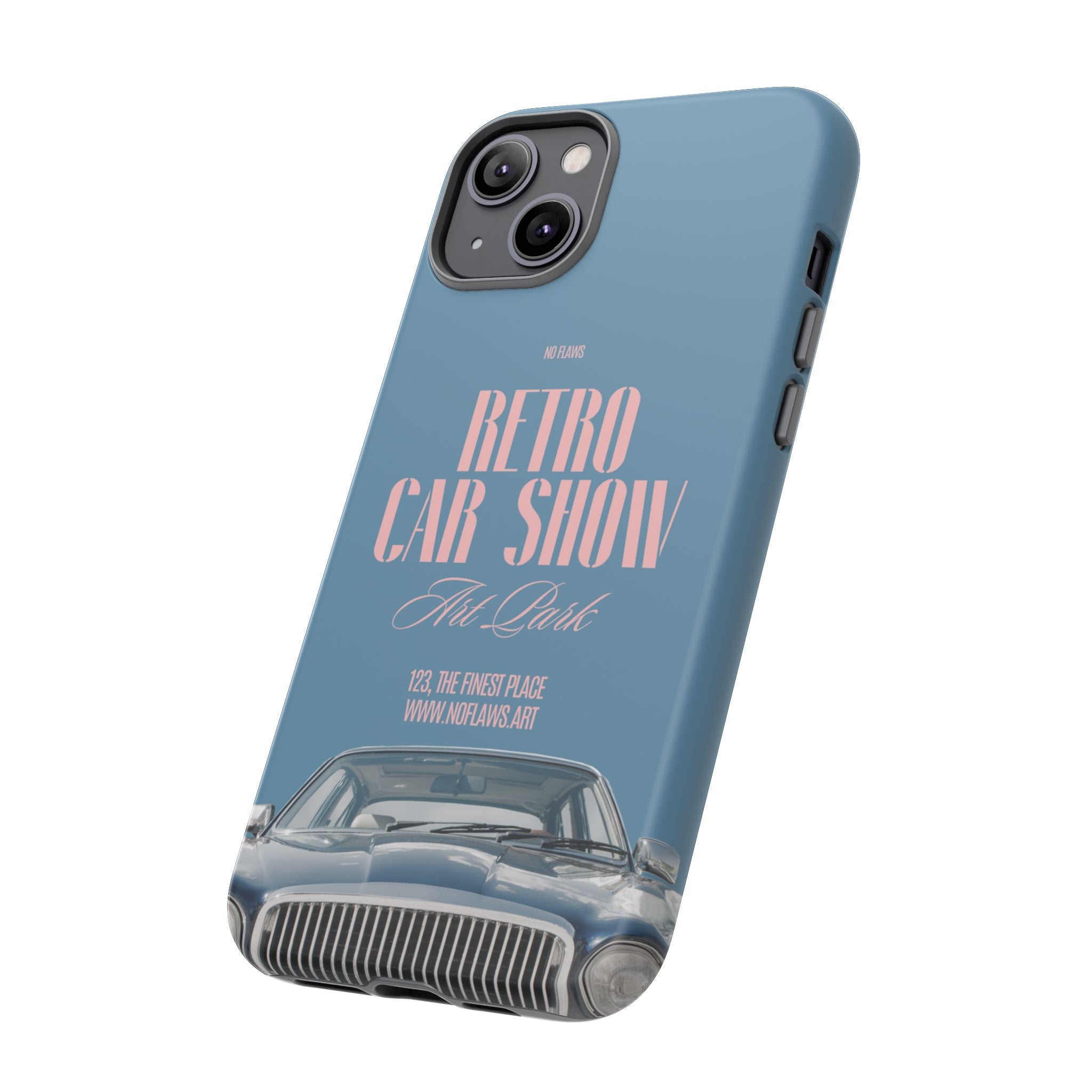 Retro Car Show Phone Case — Vintage Classic Auto Design