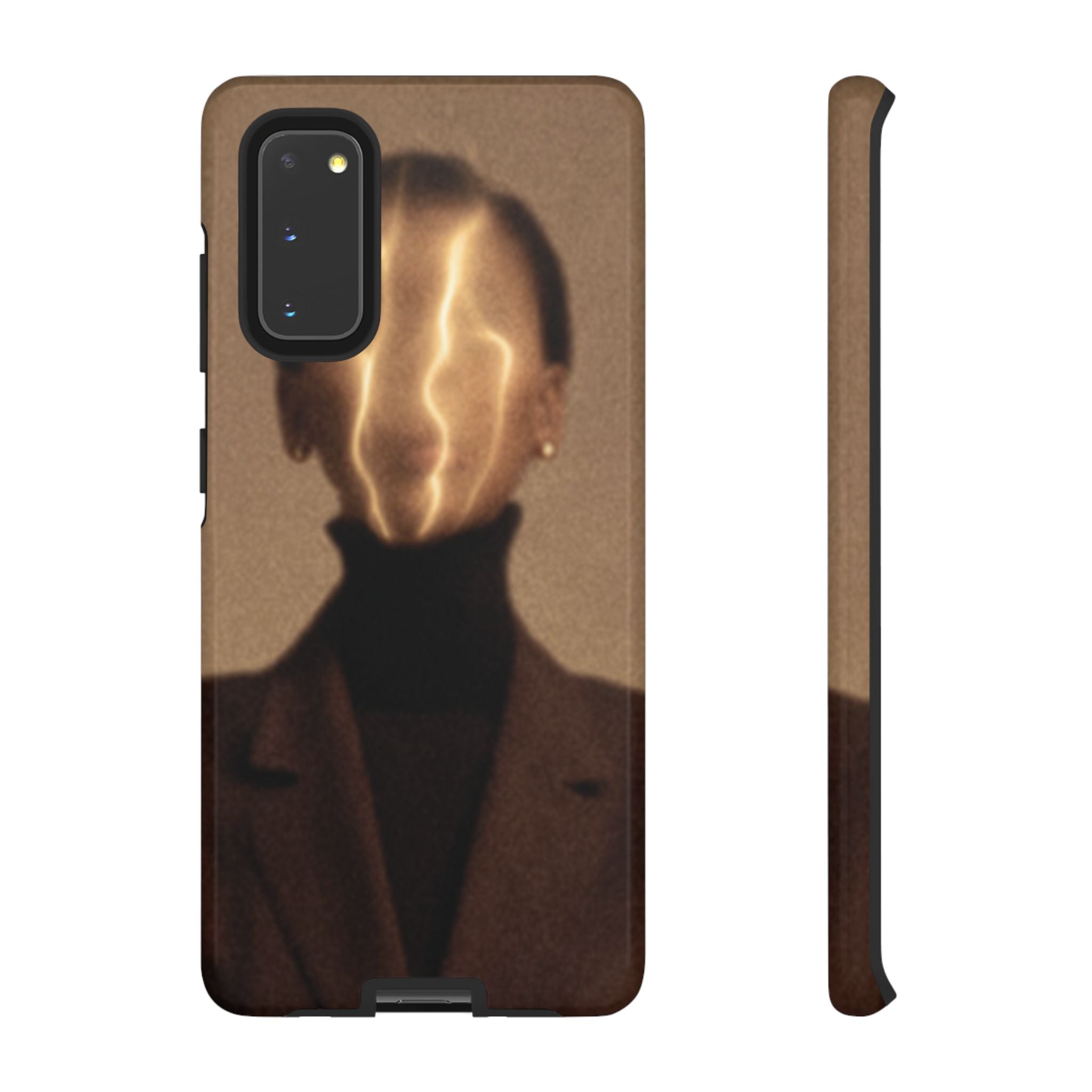 Stylish Phone Case with Artistic Design, Fashion Tech Accessory, Tough Cases