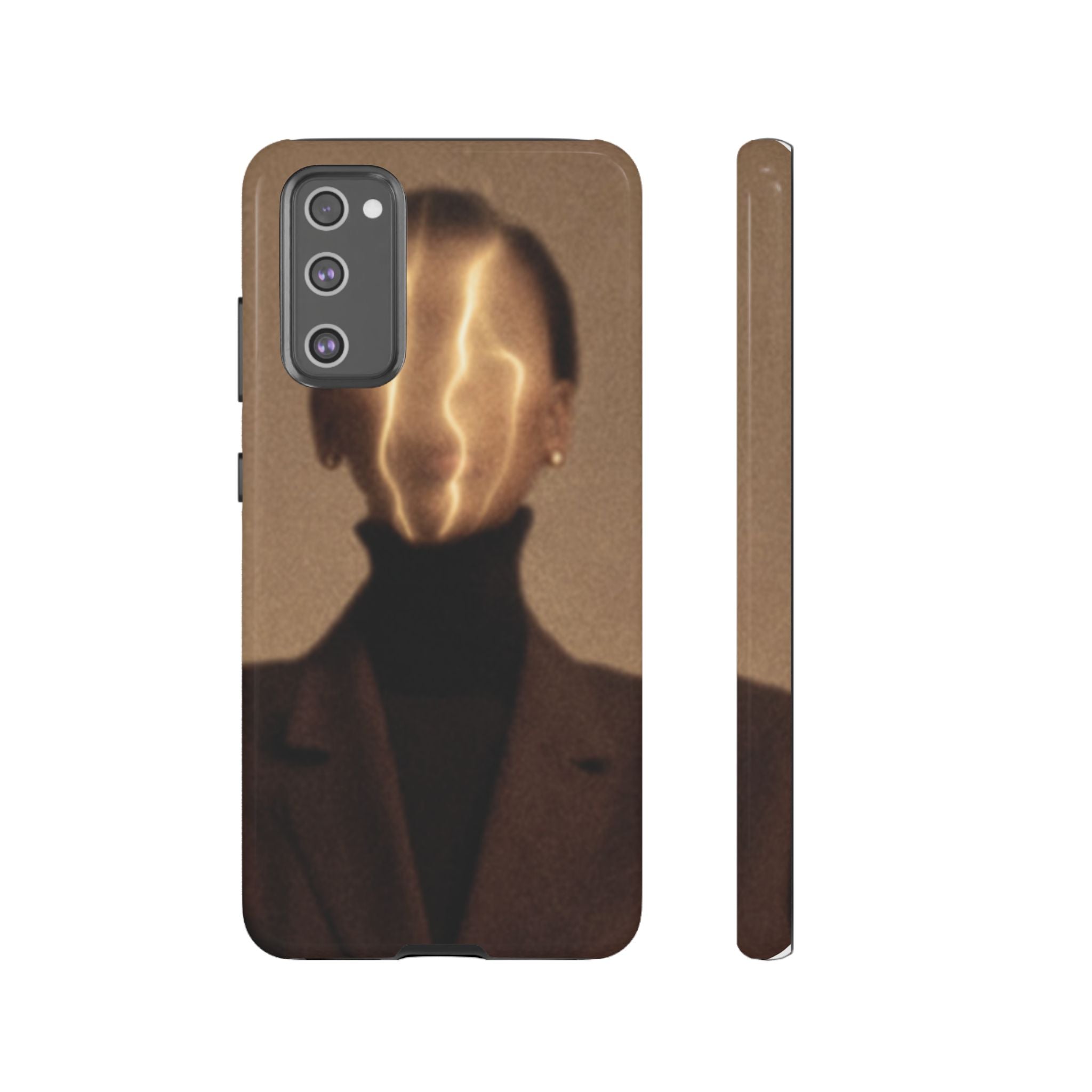 Stylish Phone Case with Artistic Design, Fashion Tech Accessory, Tough Cases