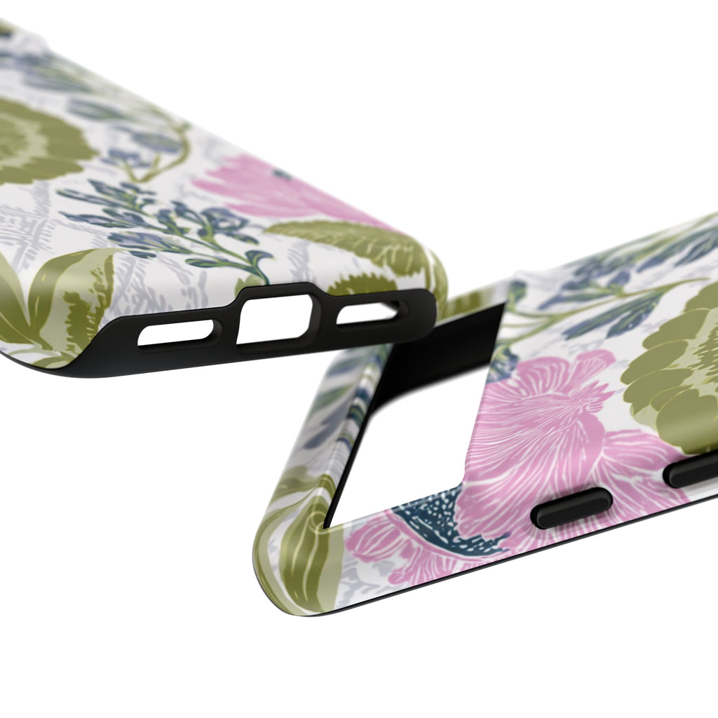 Floral Phone Case, Tough Cases with Elegant Design, Stylish Phone Accessories