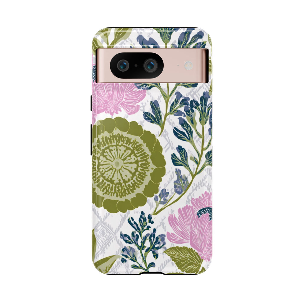 Floral Phone Case, Tough Cases with Elegant Design, Stylish Phone Accessories