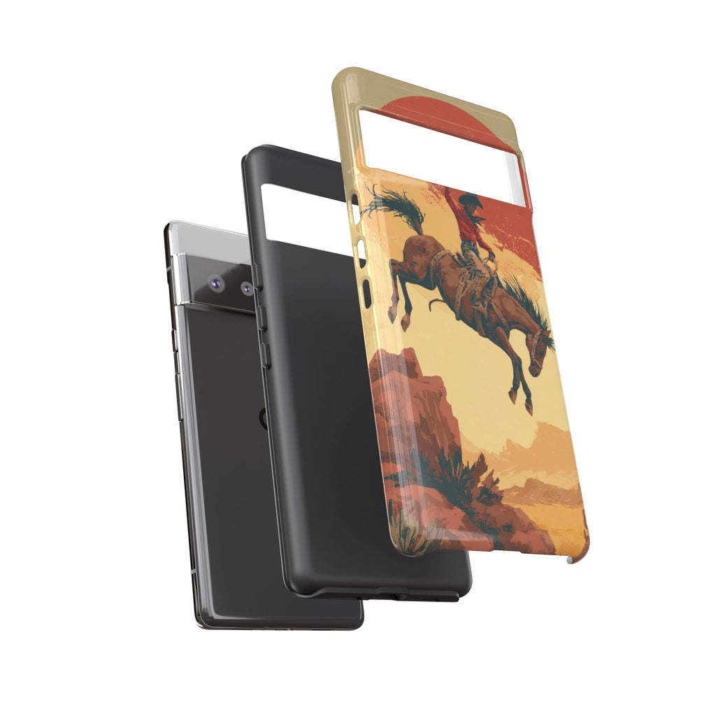 Cowboy Phone Case - Wild West Style, Tough Protection for Outdoor Lovers