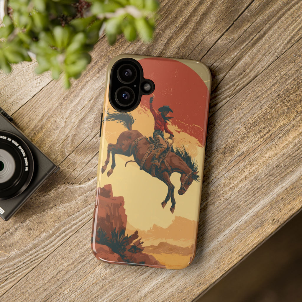 Cowboy Phone Case - Wild West Style, Tough Protection for Outdoor Lovers