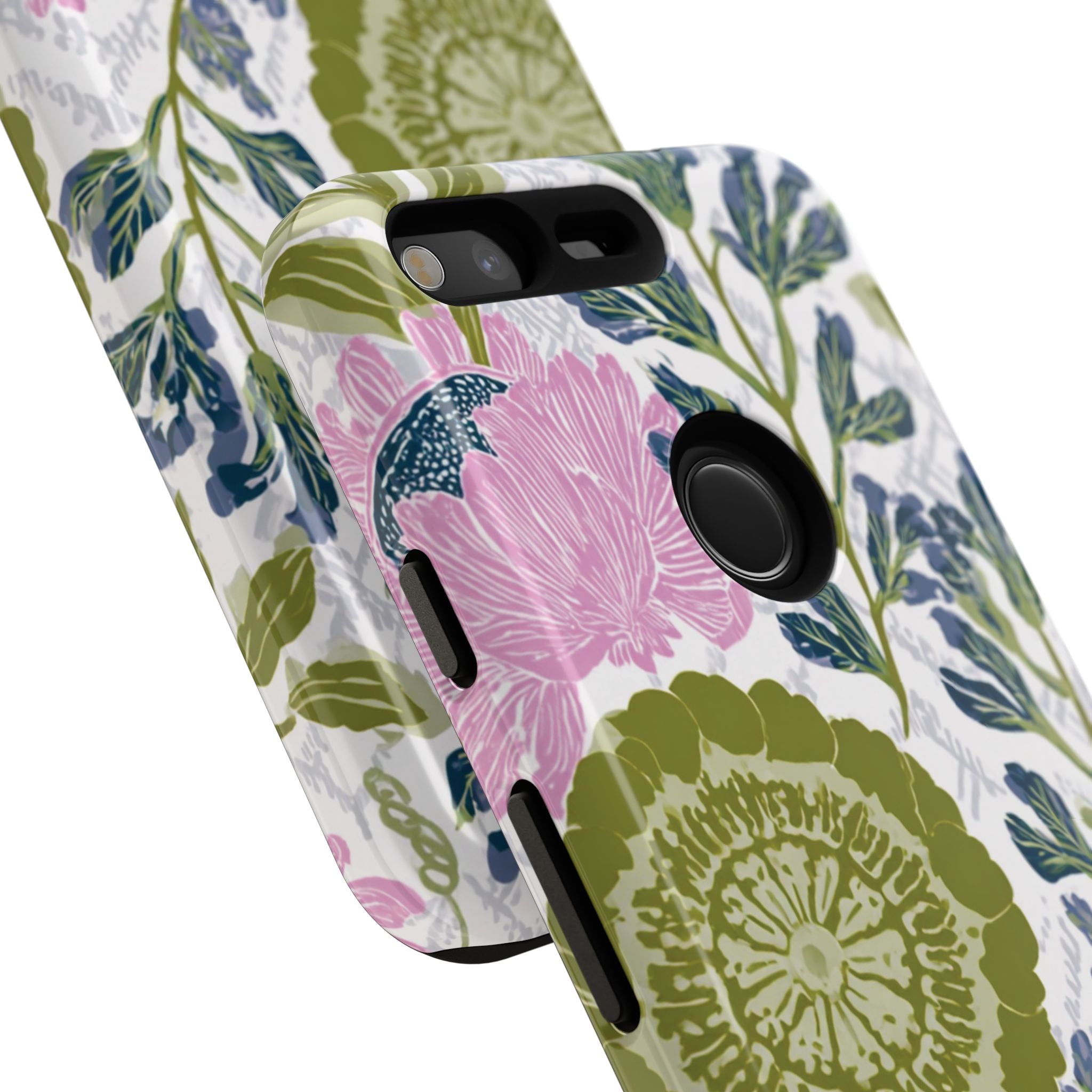 Floral Phone Case, Tough Cases with Elegant Design, Stylish Phone Accessories