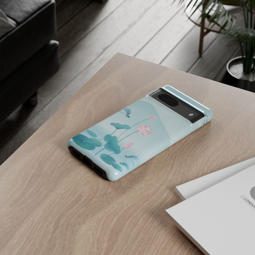 Lotus Pond Phone Case — Serene Floral iPhone Protective Cover