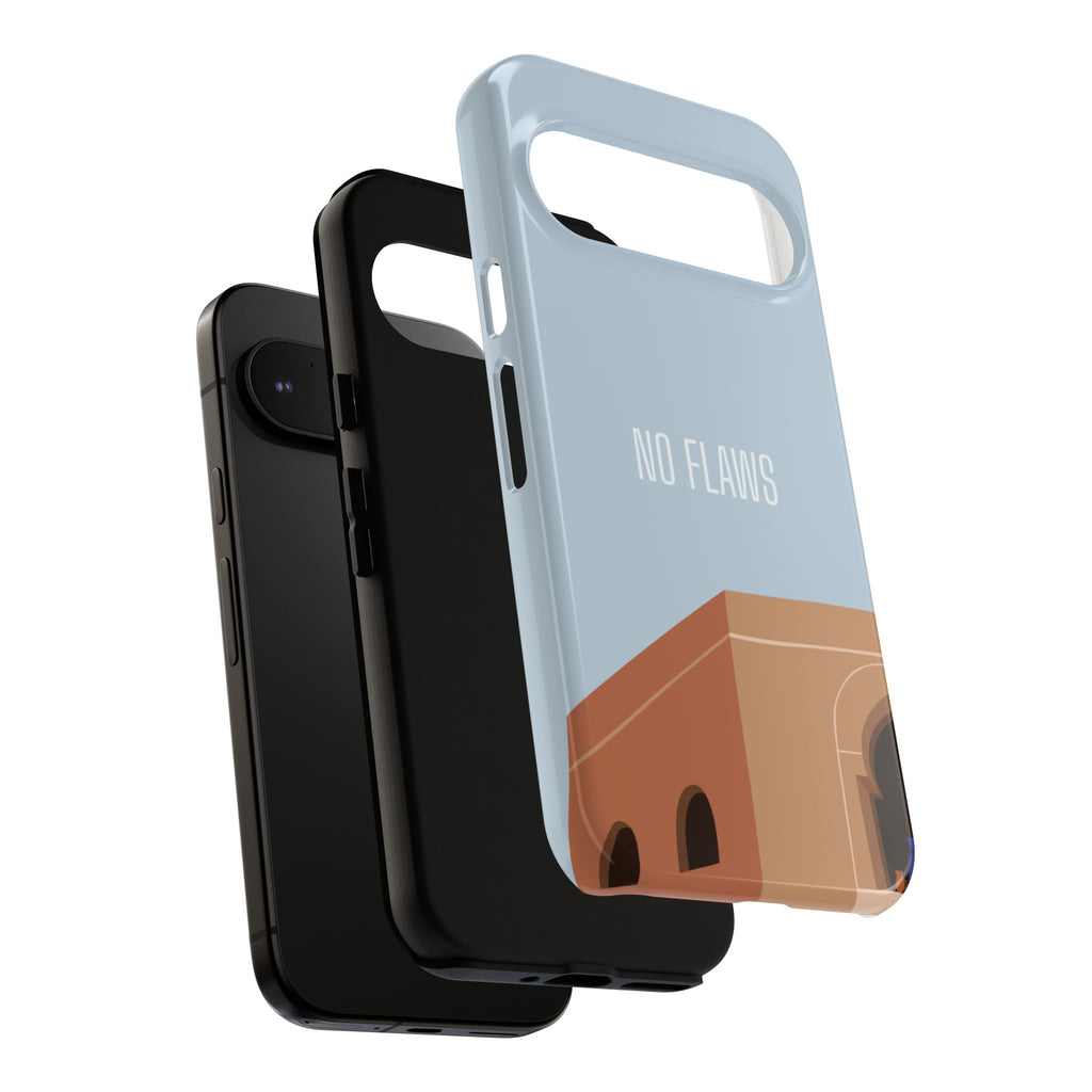 Minimal Desert Illustration “No Flaws” Protective Tough Case