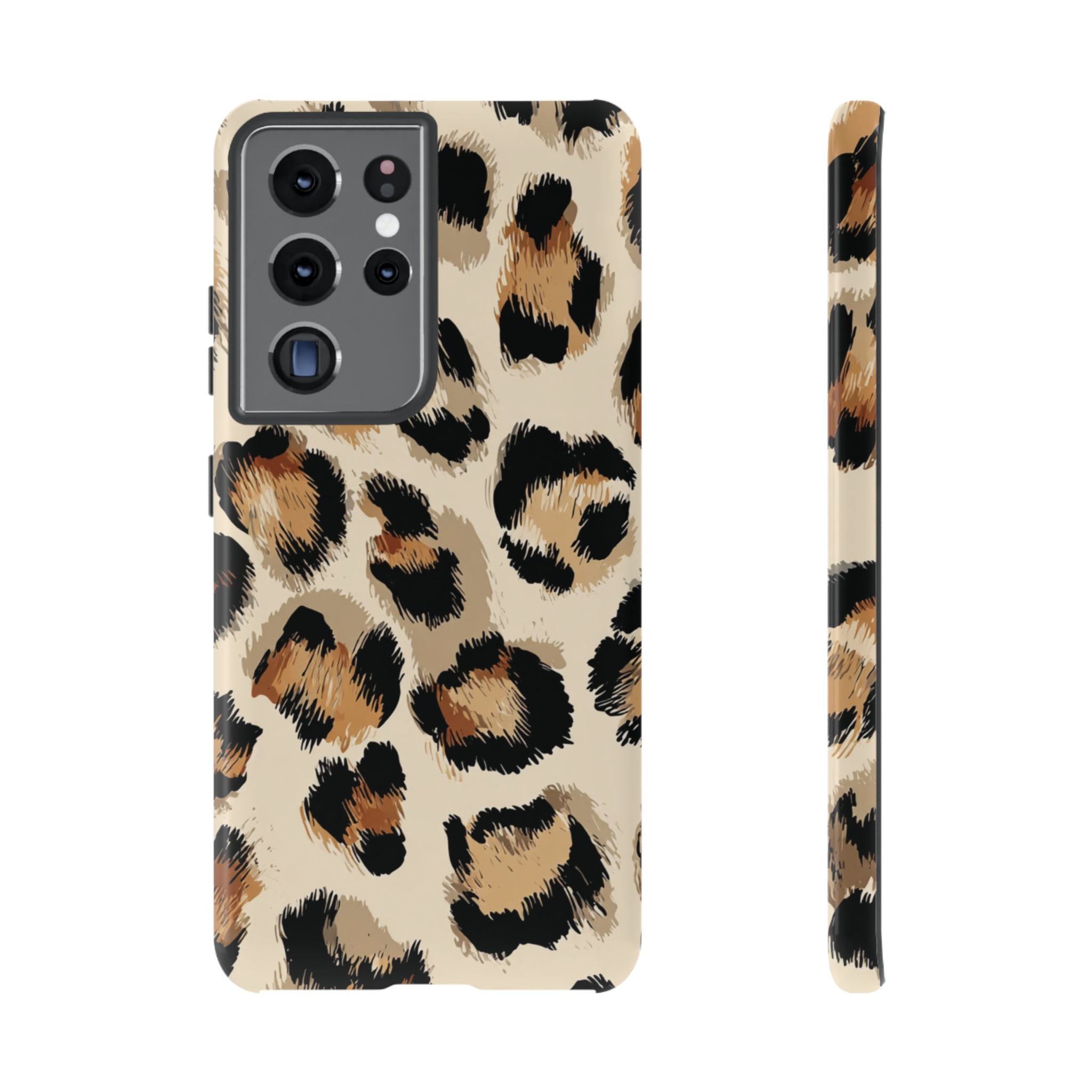 Stylish Leopard Print Phone Case, Animal Print, Tough Case, Gift for Her