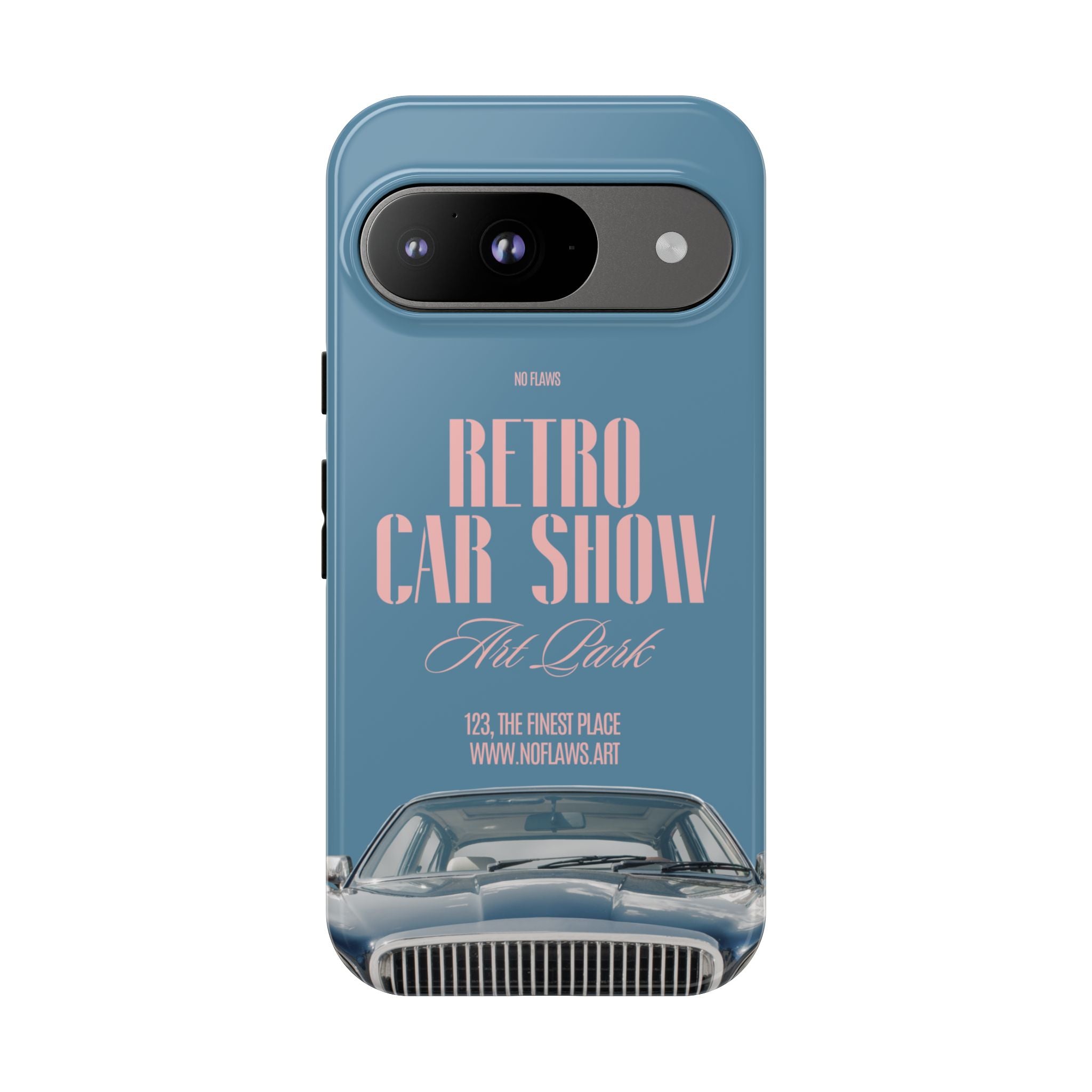 Retro Car Show Phone Case — Vintage Classic Auto Design
