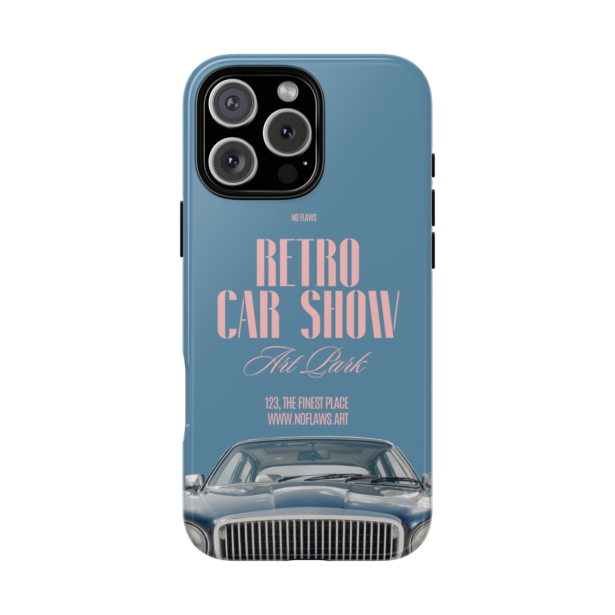 Retro Car Show Phone Case — Vintage Classic Auto Design