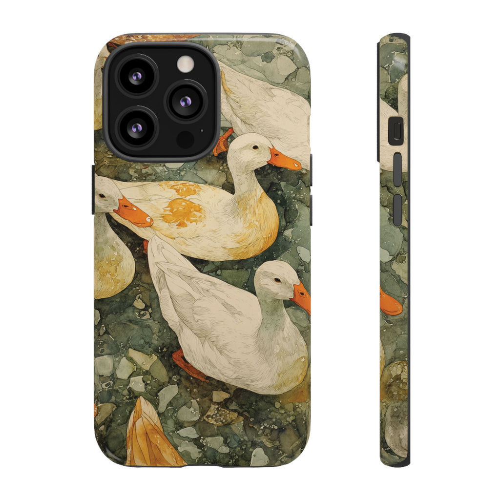 Duck-Themed Phone Case, Quirky Phone Cover, Nature Lover Gift