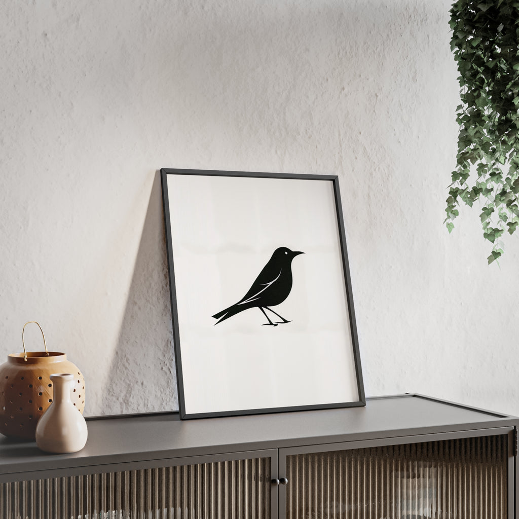 The Oriole Principle: A Study in Minimal Form – Framed Poster