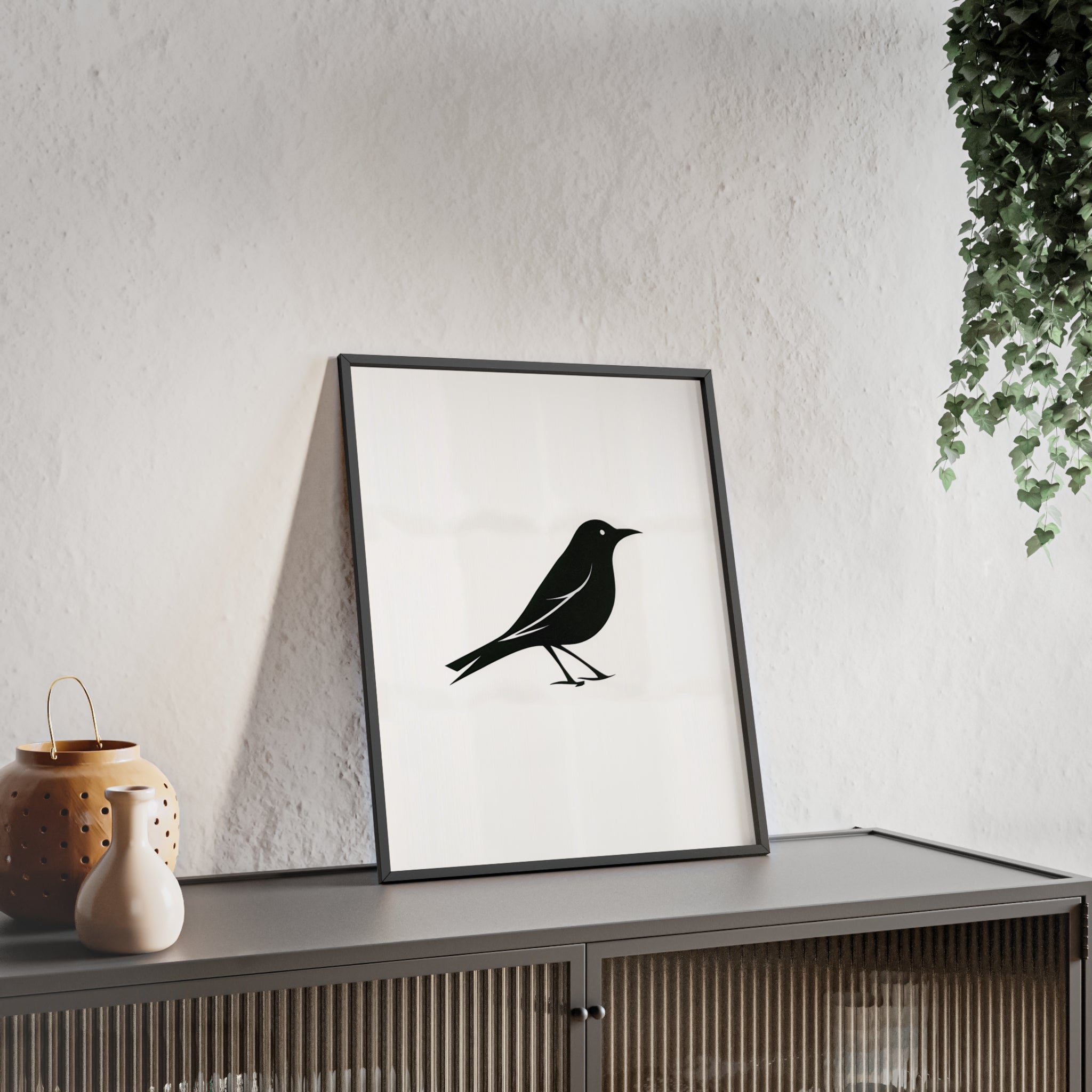 The Oriole Principle: A Study in Minimal Form – Framed Poster