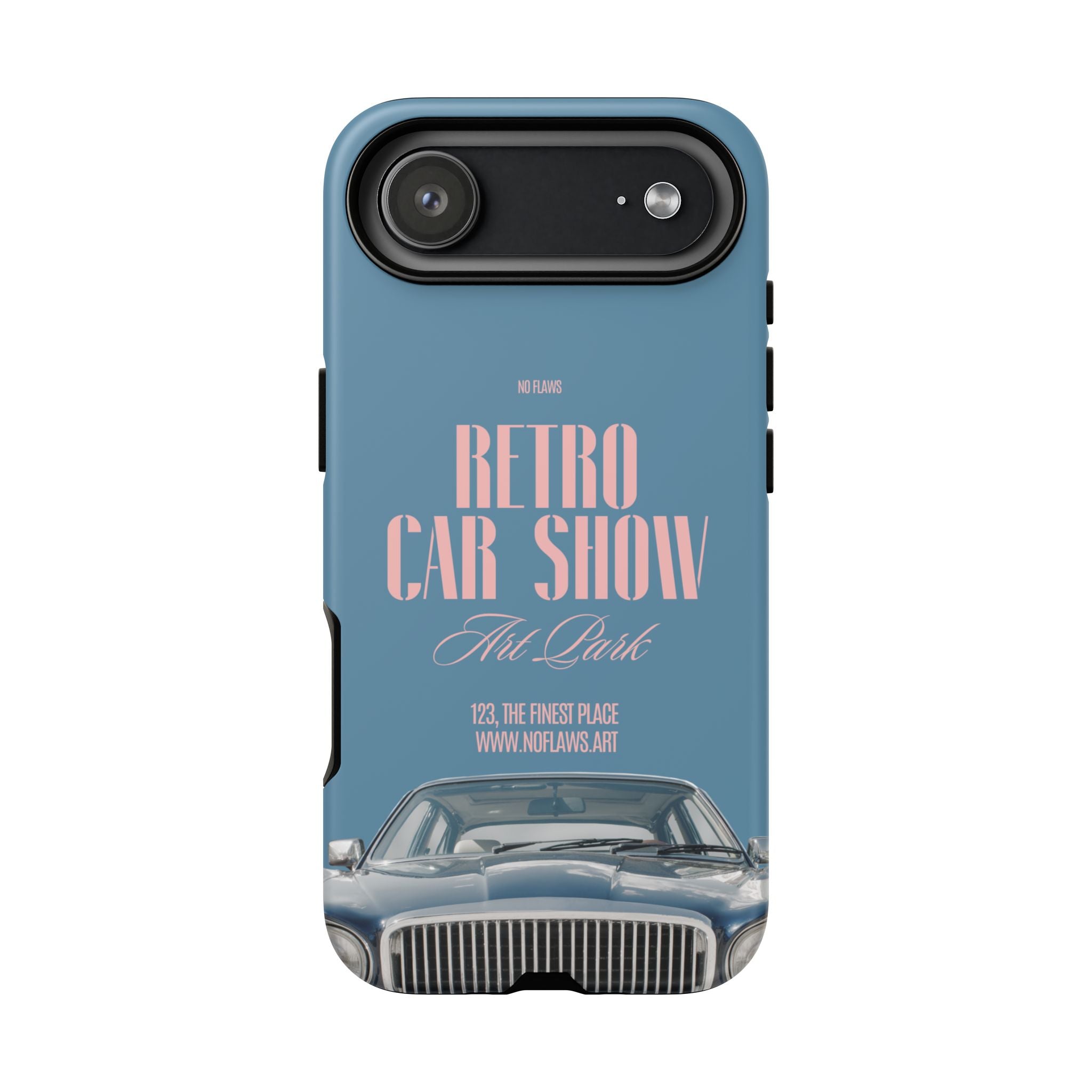 Retro Car Show Phone Case — Vintage Classic Auto Design