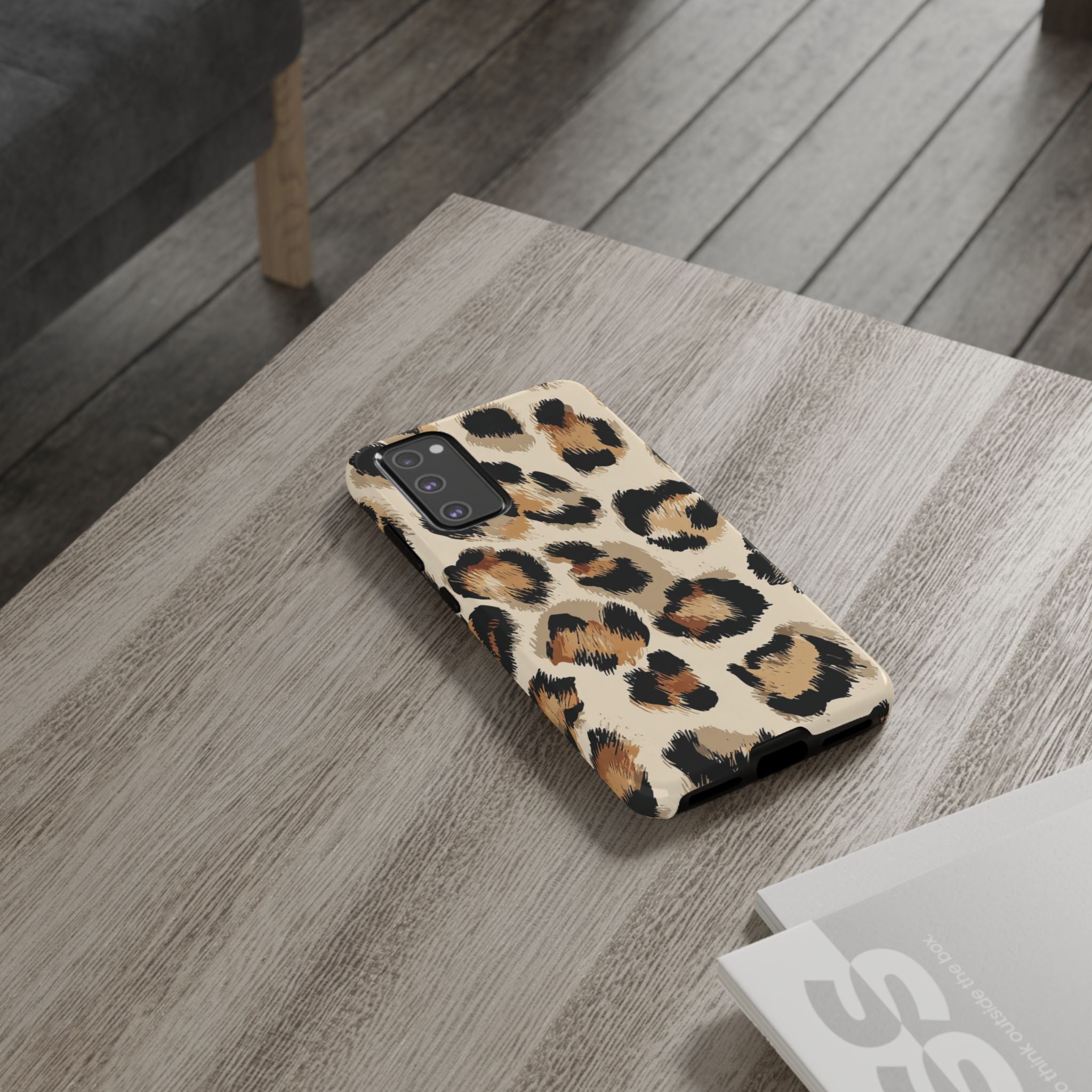 Stylish Leopard Print Phone Case, Animal Print, Tough Case, Gift for Her