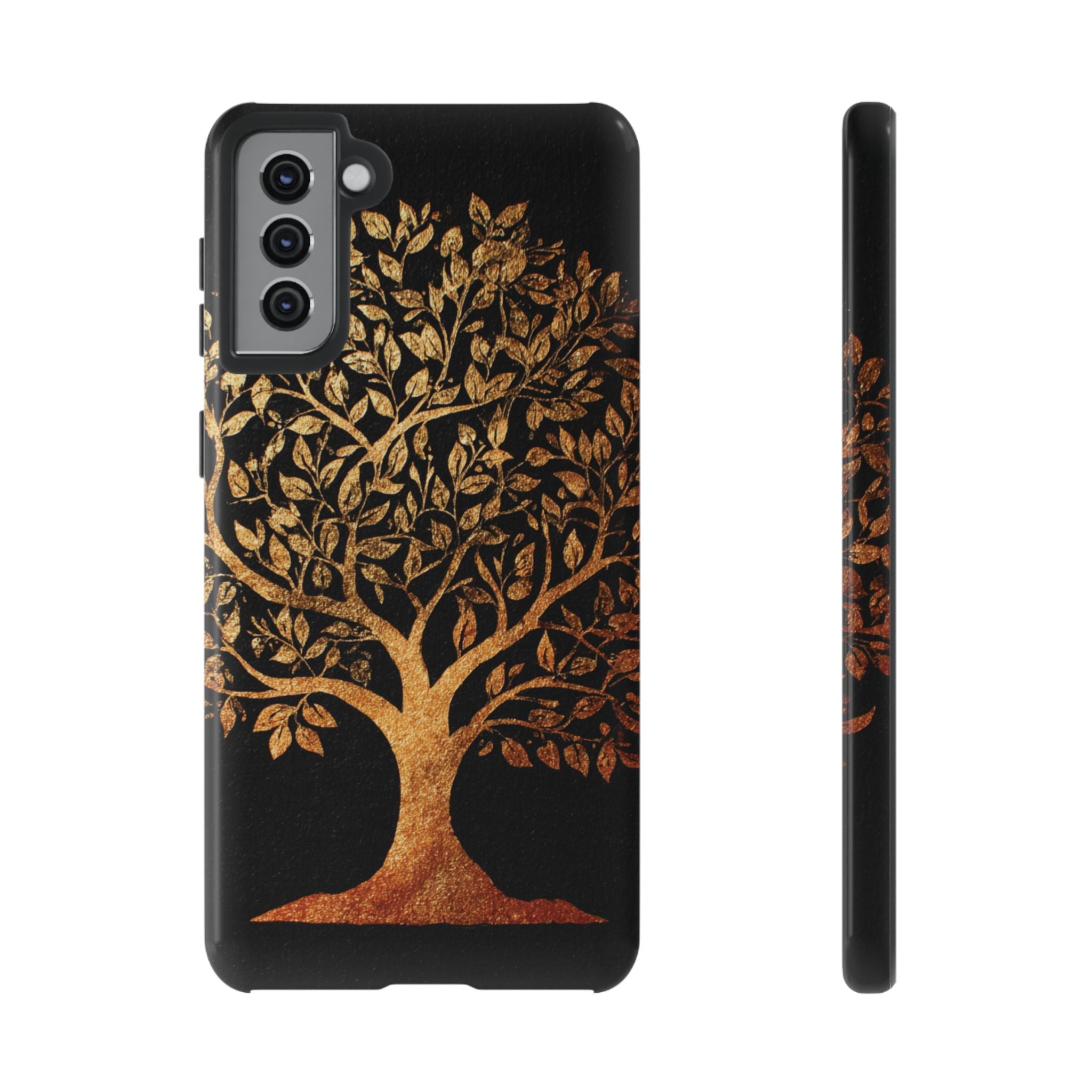 Golden Tree Phone Case, Tough Cases, Nature Lover Gift