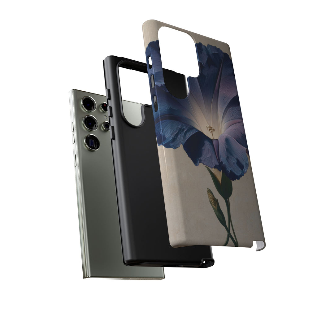 Floral Phone Case, Tough Cases with Purple Flower Design, Phone Accessories