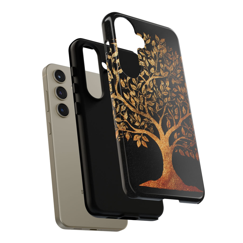 Golden Tree Phone Case, Tough Cases, Nature Lover Gift