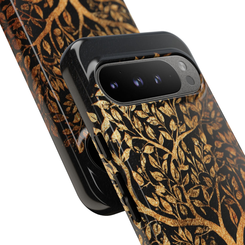 Golden Tree Phone Case, Tough Cases, Nature Lover Gift