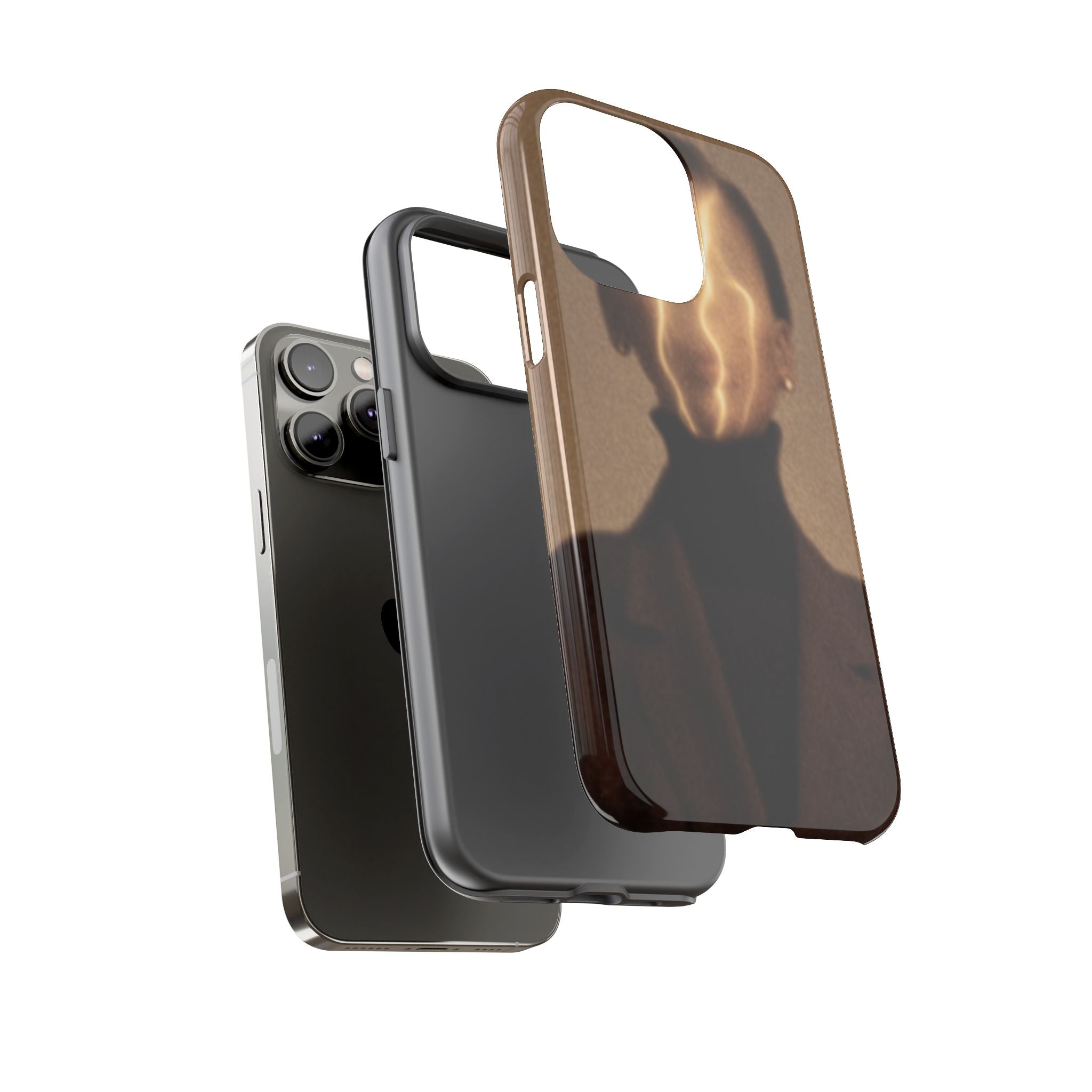 Stylish Phone Case with Artistic Design, Fashion Tech Accessory, Tough Cases