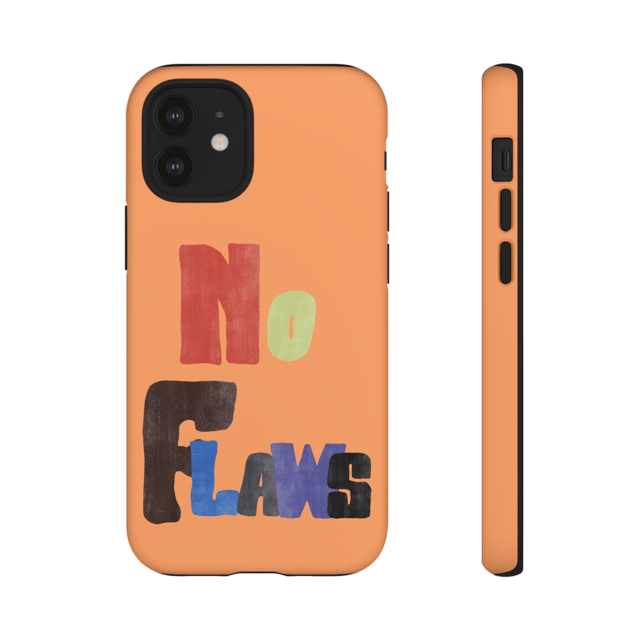"No Flaws" Retro Hand-Lettered Protective Cover