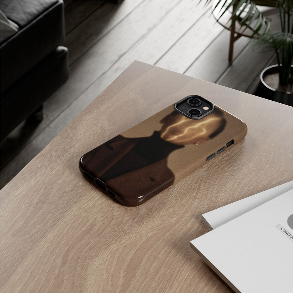 Stylish Phone Case with Artistic Design, Fashion Tech Accessory, Tough Cases