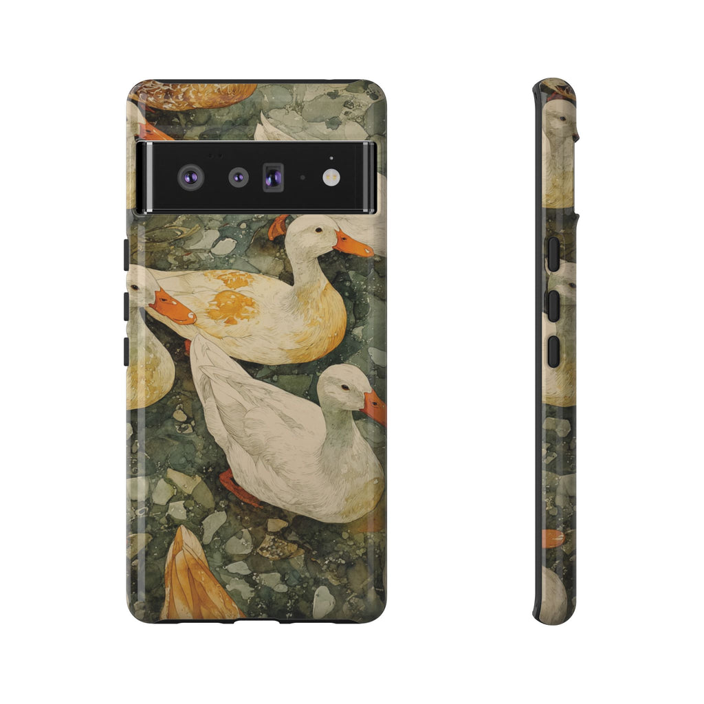 Duck-Themed Phone Case, Quirky Phone Cover, Nature Lover Gift